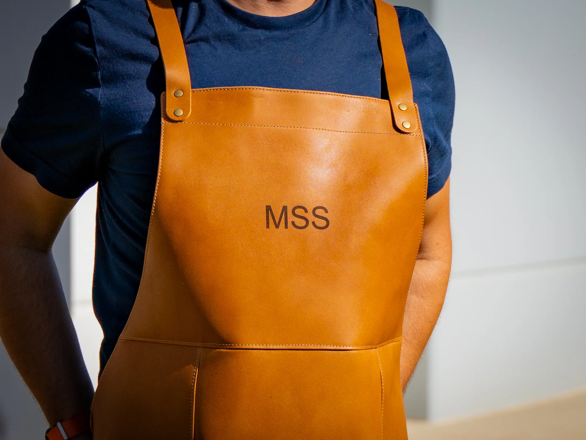 All Leather Apron - Natural - Image 3