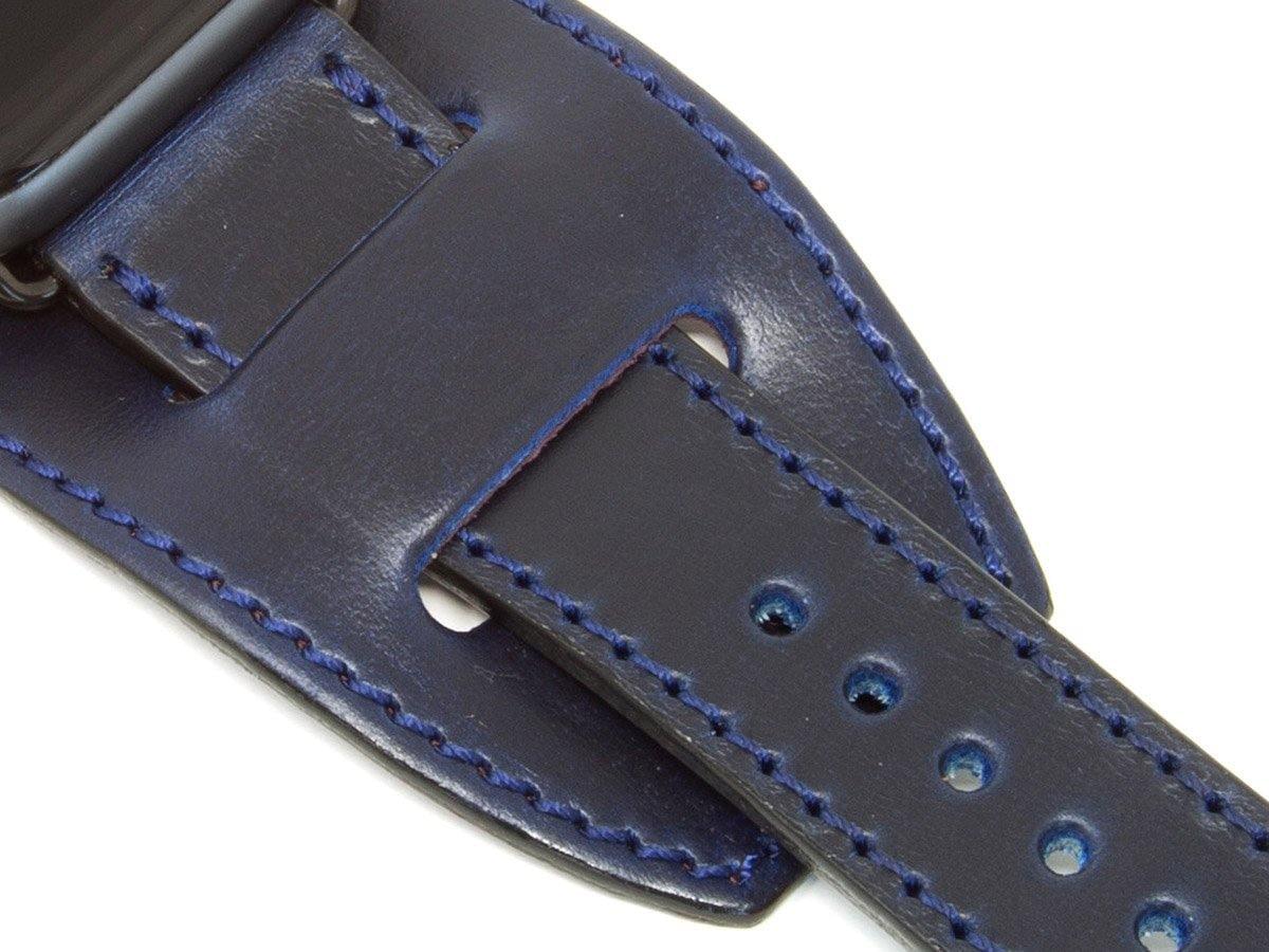 Apple Watch Cuff Band Of Milwaukee Leather - Ink - Image 3