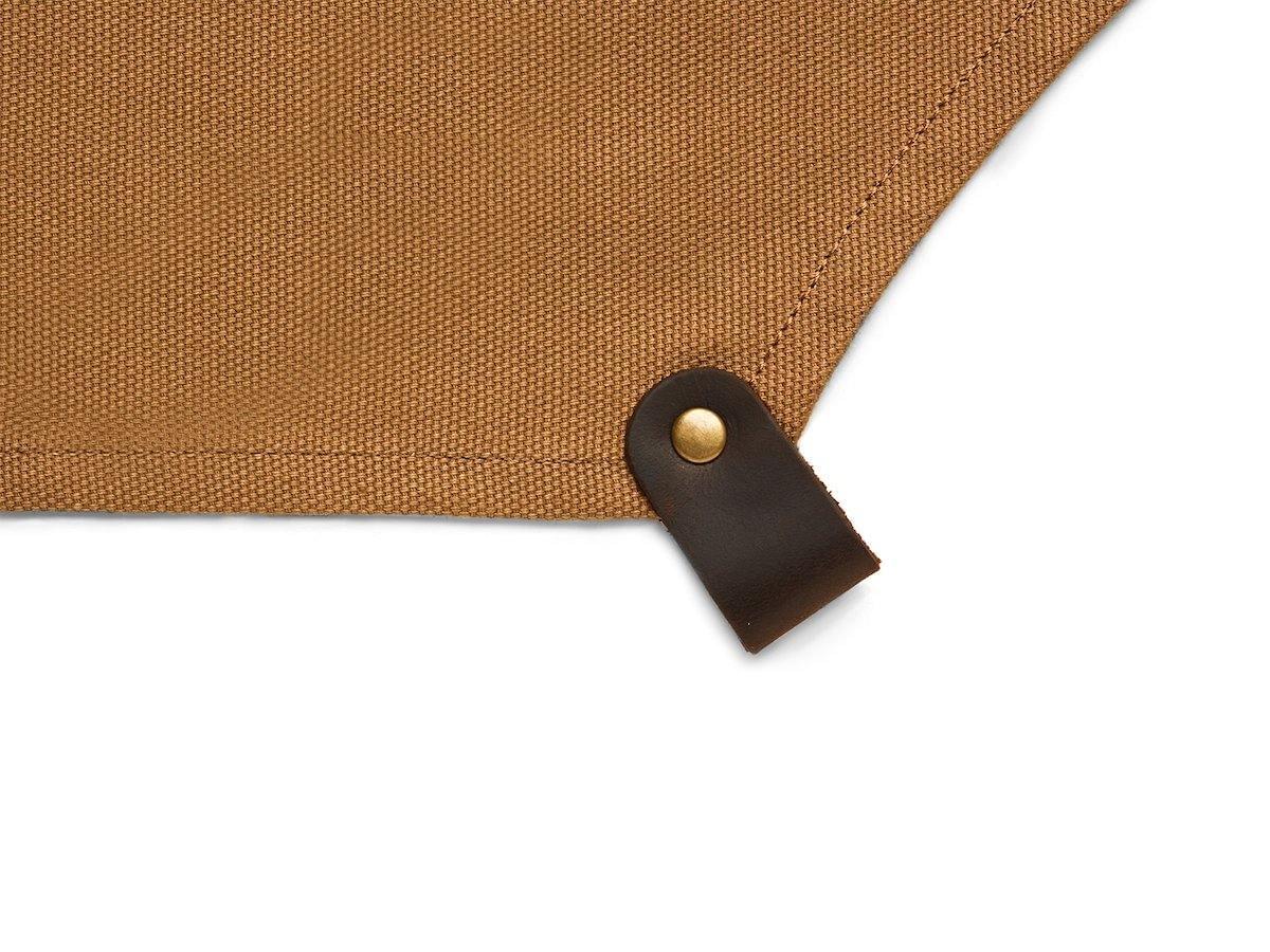 Canvas and Leather Apron - Camel - Image 4