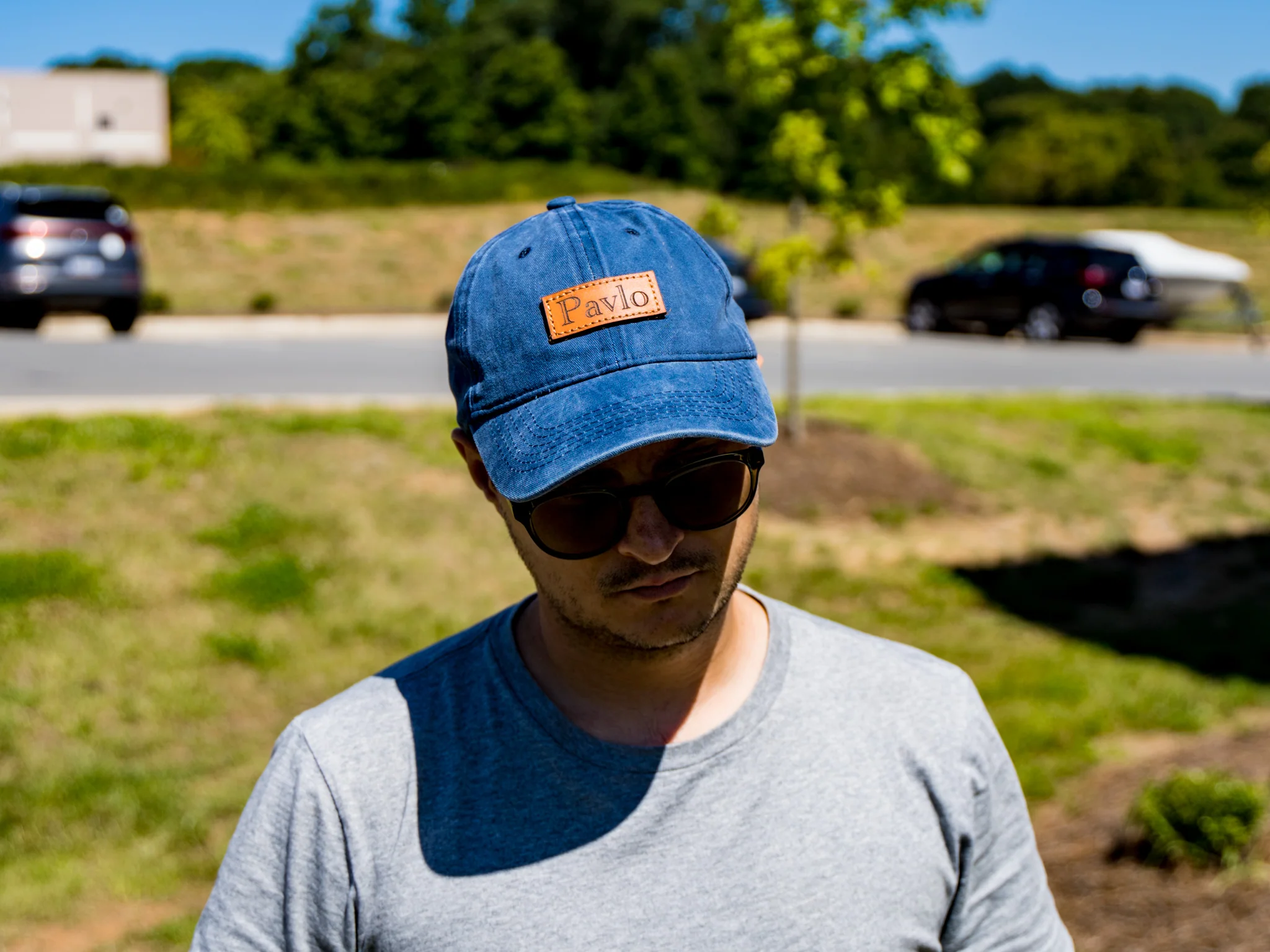 Cap With Personalized Leather Patch - Image 2