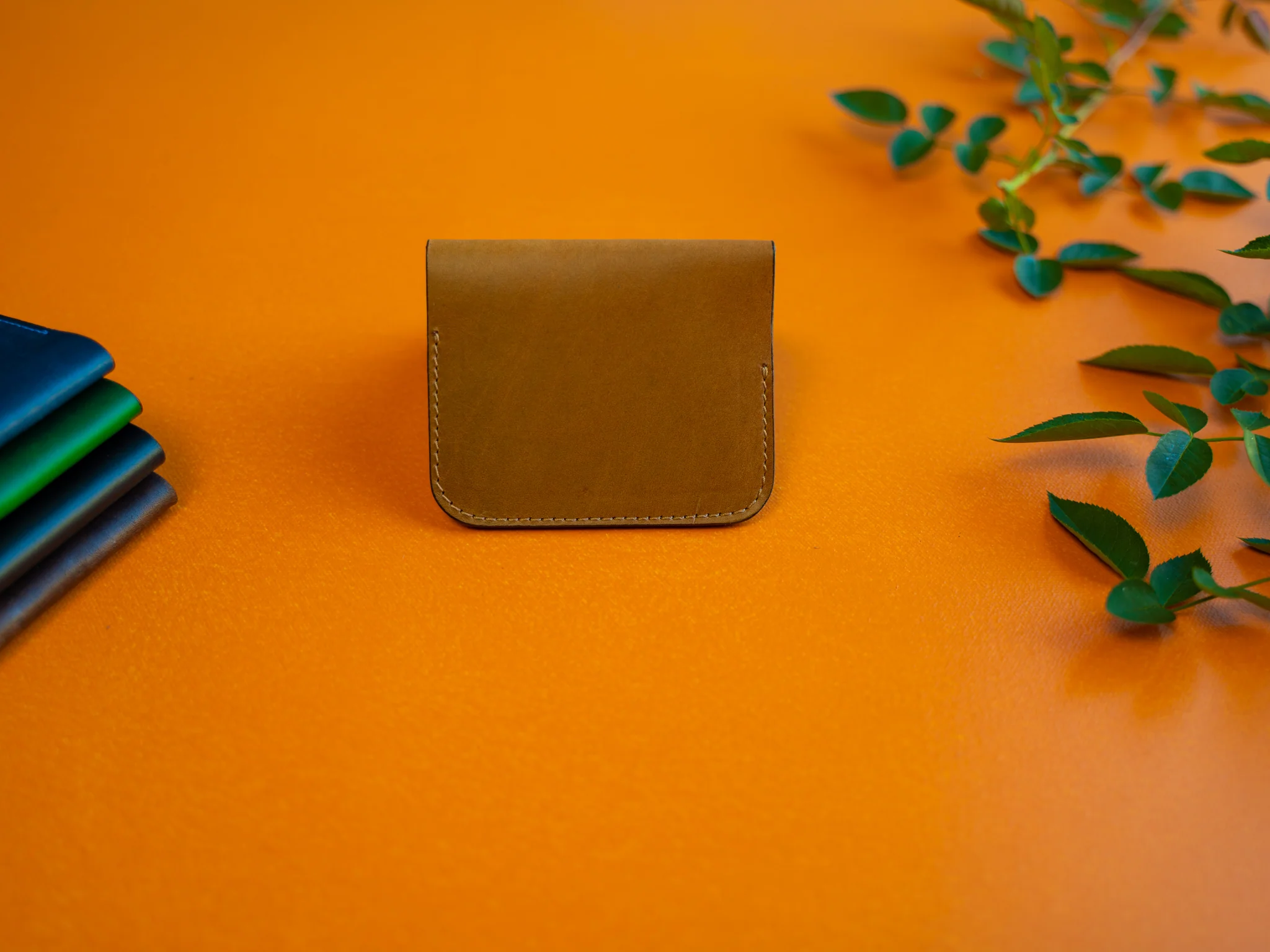 Milwaukee Leather Bifold Minimal 2.0 Wallet - Natural