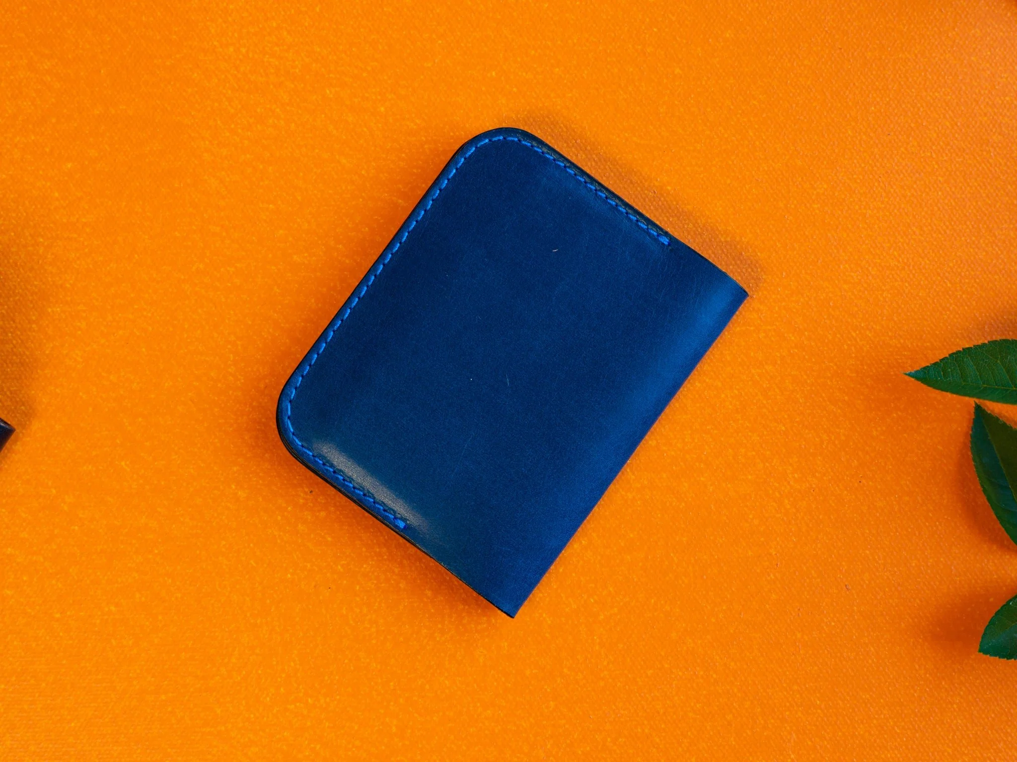 Milwaukee Leather Bifold Minimal 2.0 Wallet - Navy