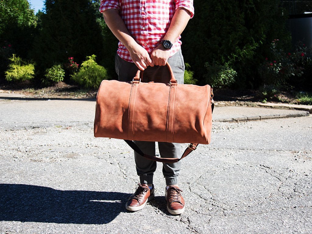 Crazy Horse Duffle Bag - Chocolate - Image 2