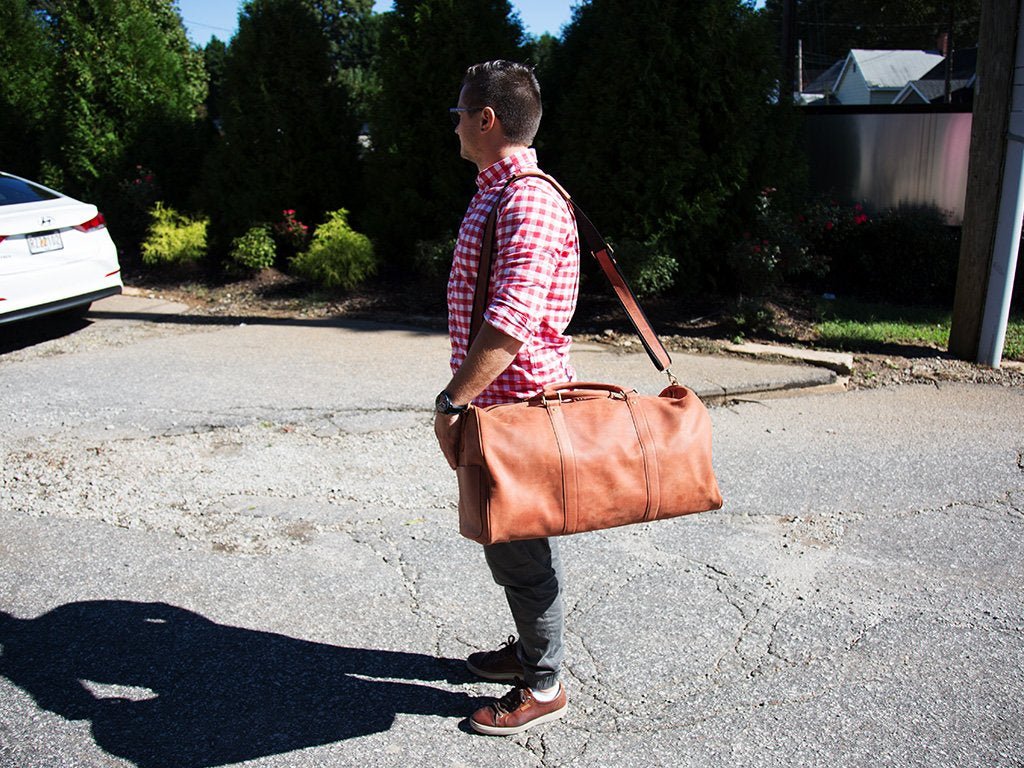 Crazy Horse Duffle Bag - Chocolate - Image 3