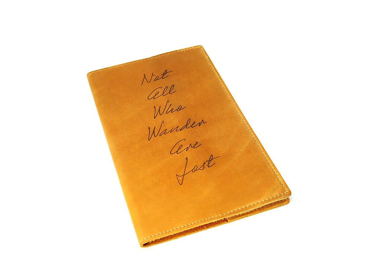 Crazy Horse Large Leather Journal - Wheat - Image 3