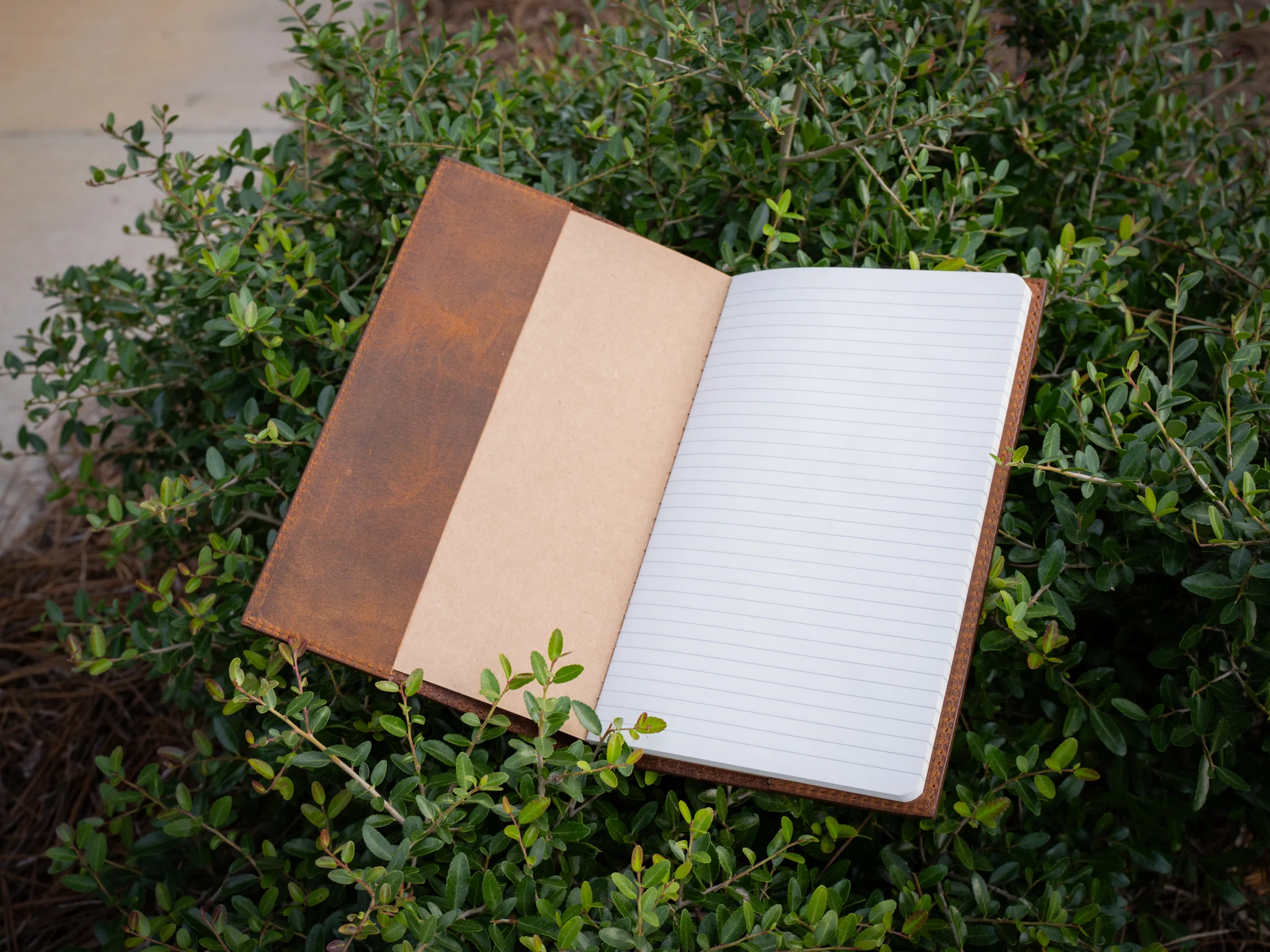 Crazy Horse Leather Moleskine Cahier Journal - Brown - Image 6