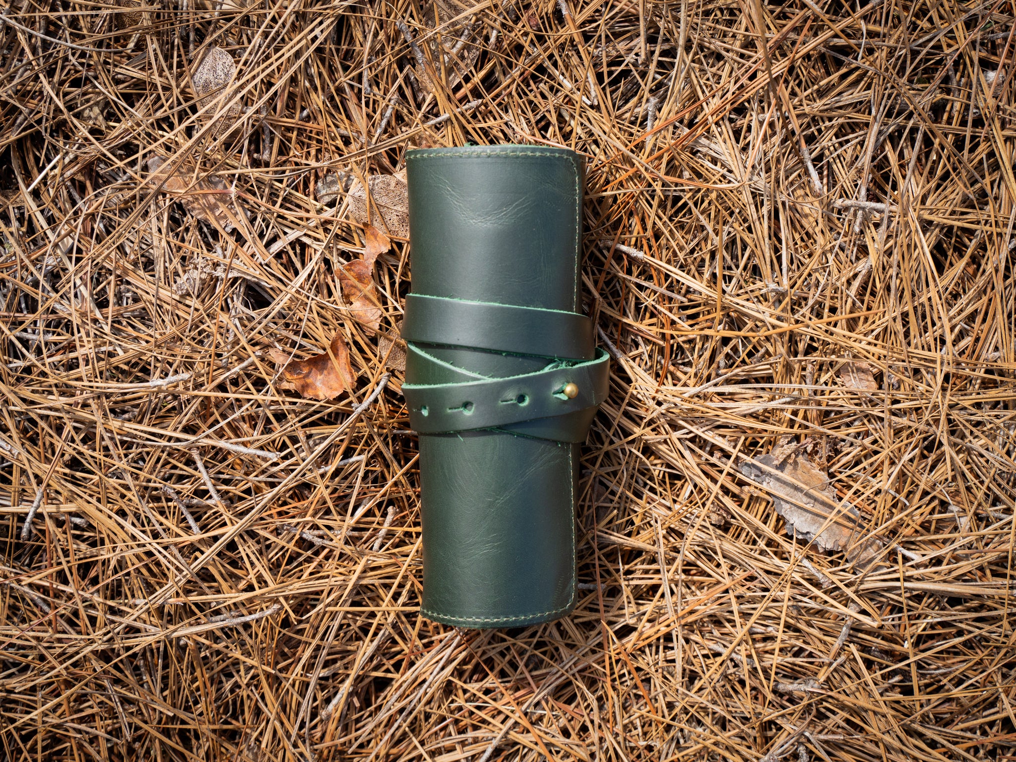 Milwaukee Leather Watch Roll - Green Moss - Image 4