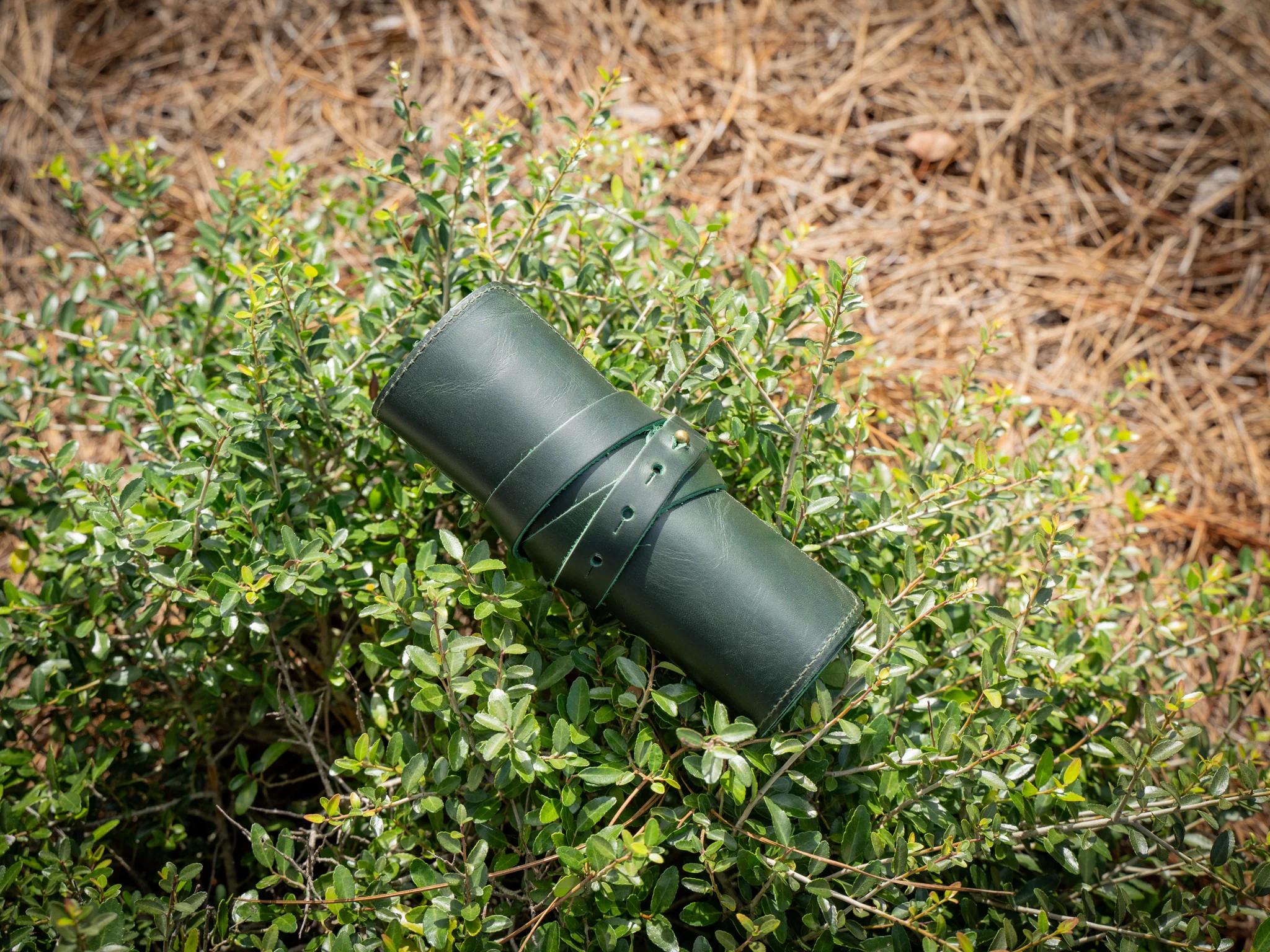 Milwaukee Leather Watch Roll - Green Moss - Image 6