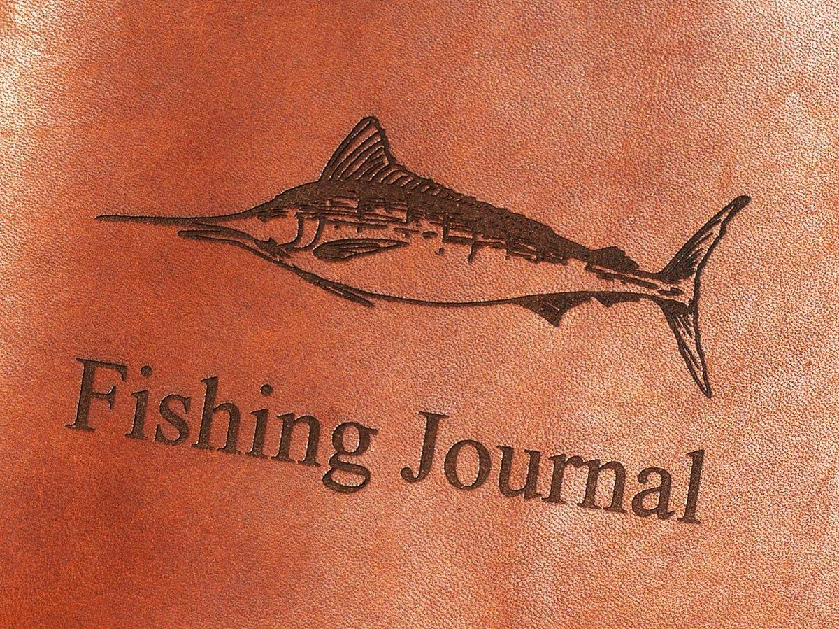 Fishing Journal With Milwaukee Leather Cover - Tan - Image 5