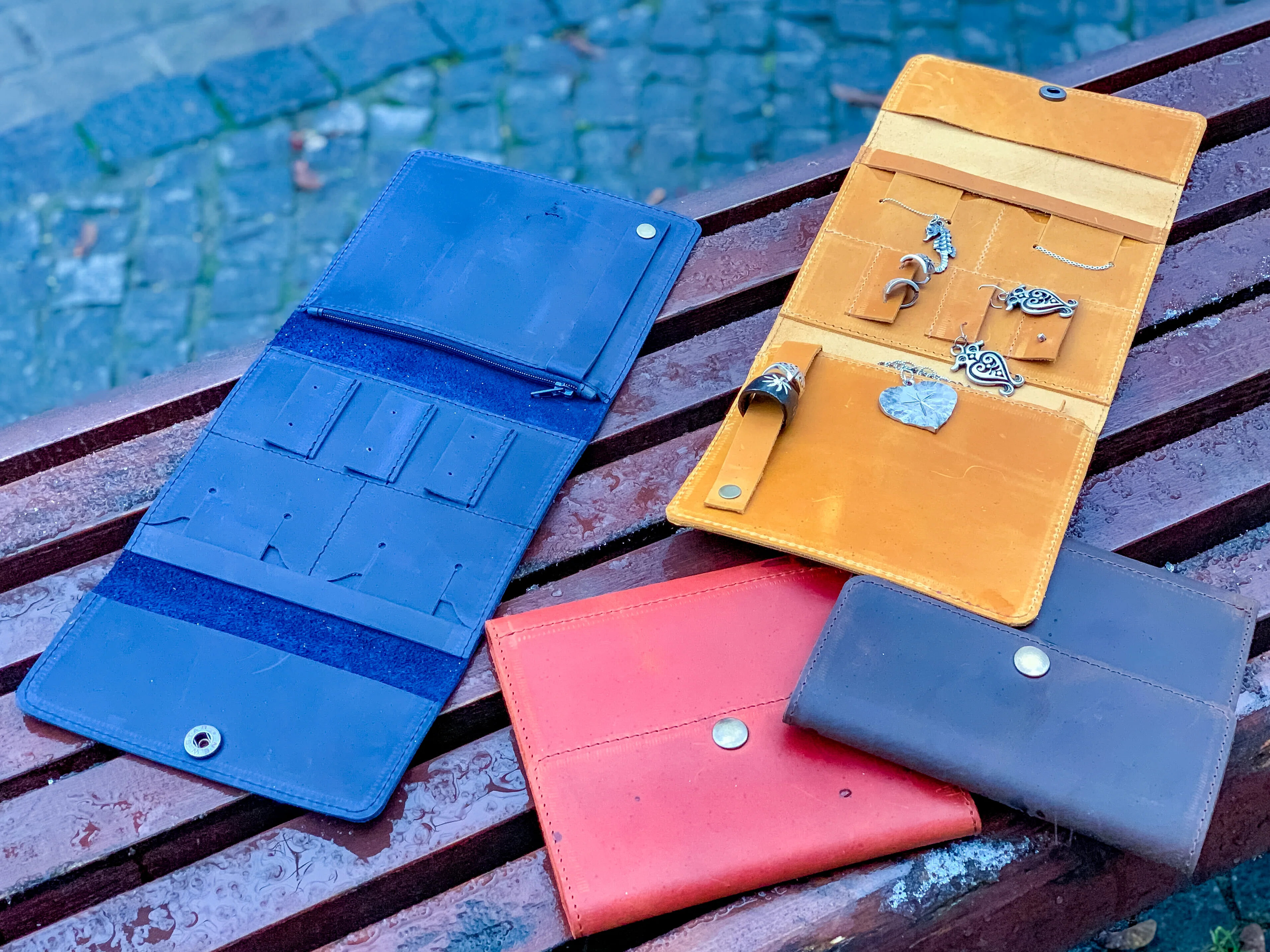 Handmade Leather Jewelry Case