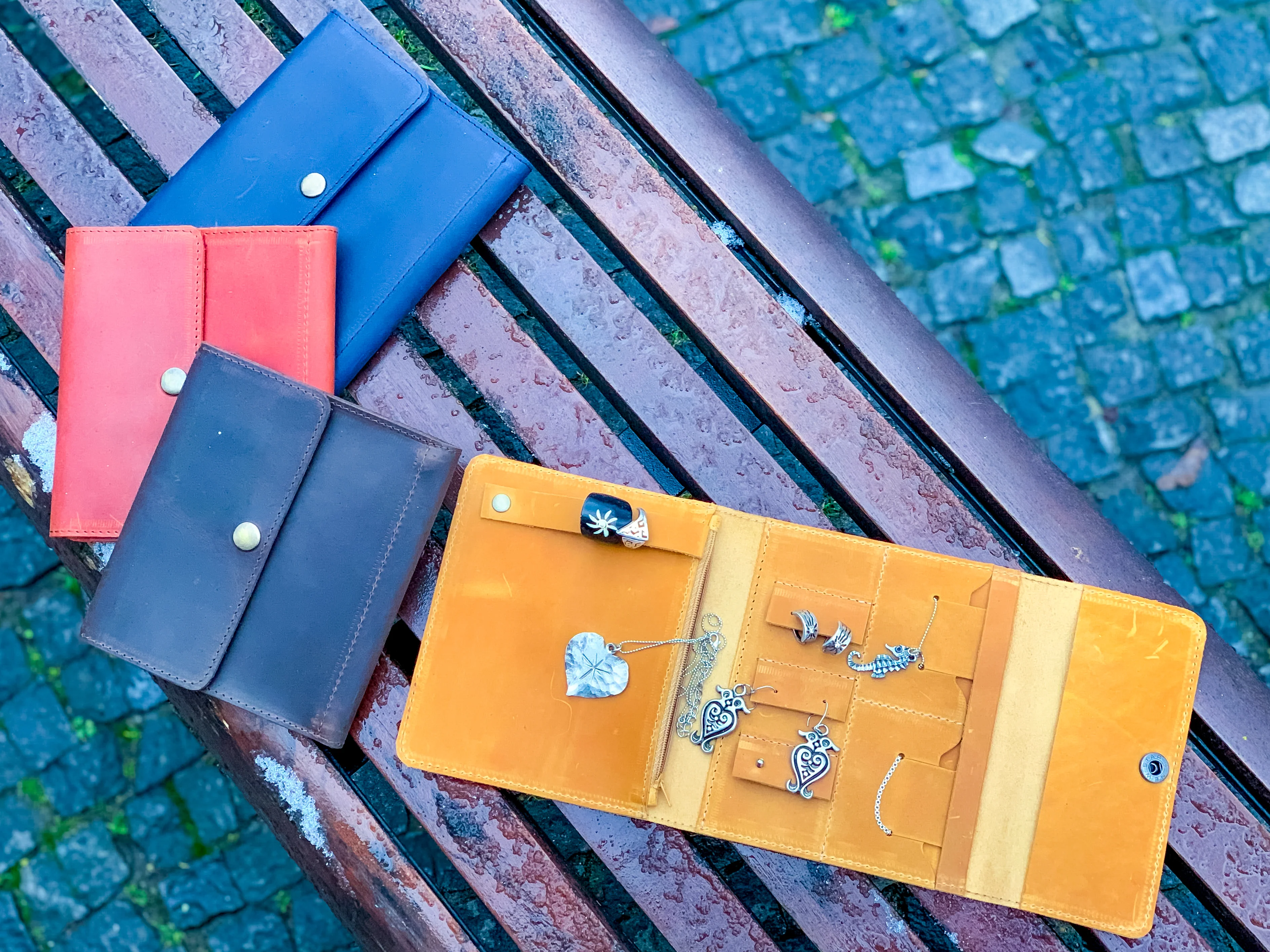 Handmade Leather Jewelry Case - Image 6