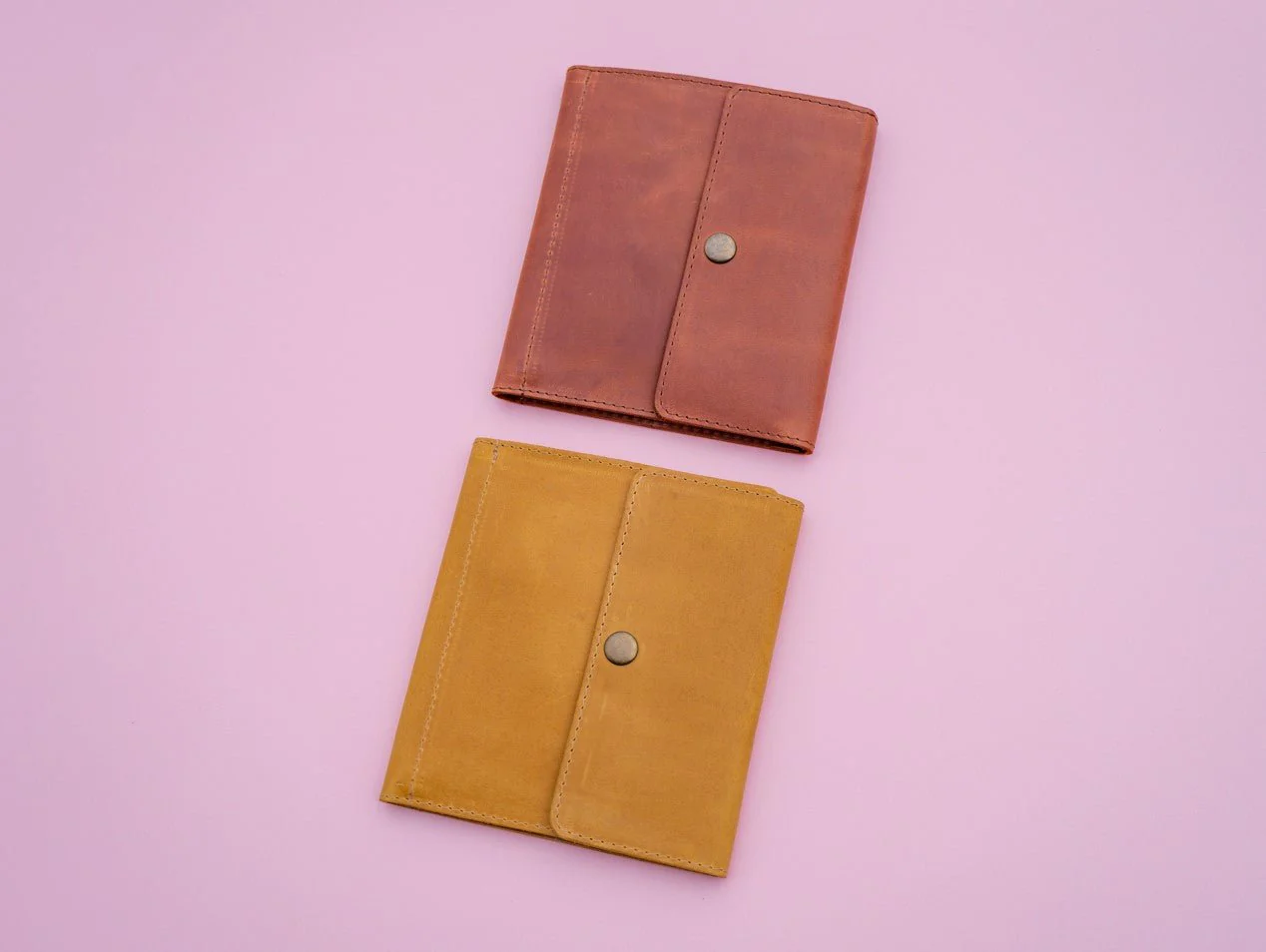 Handmade Leather Jewelry Case - Wheat - Image 4