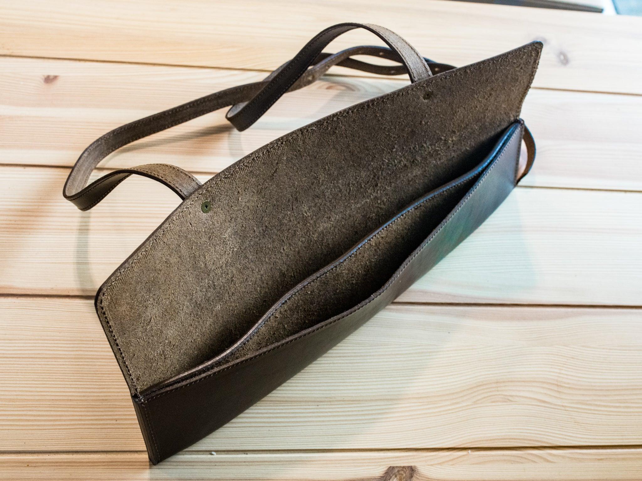 Handmade Leather Knife Case - Chestnut - Image 6