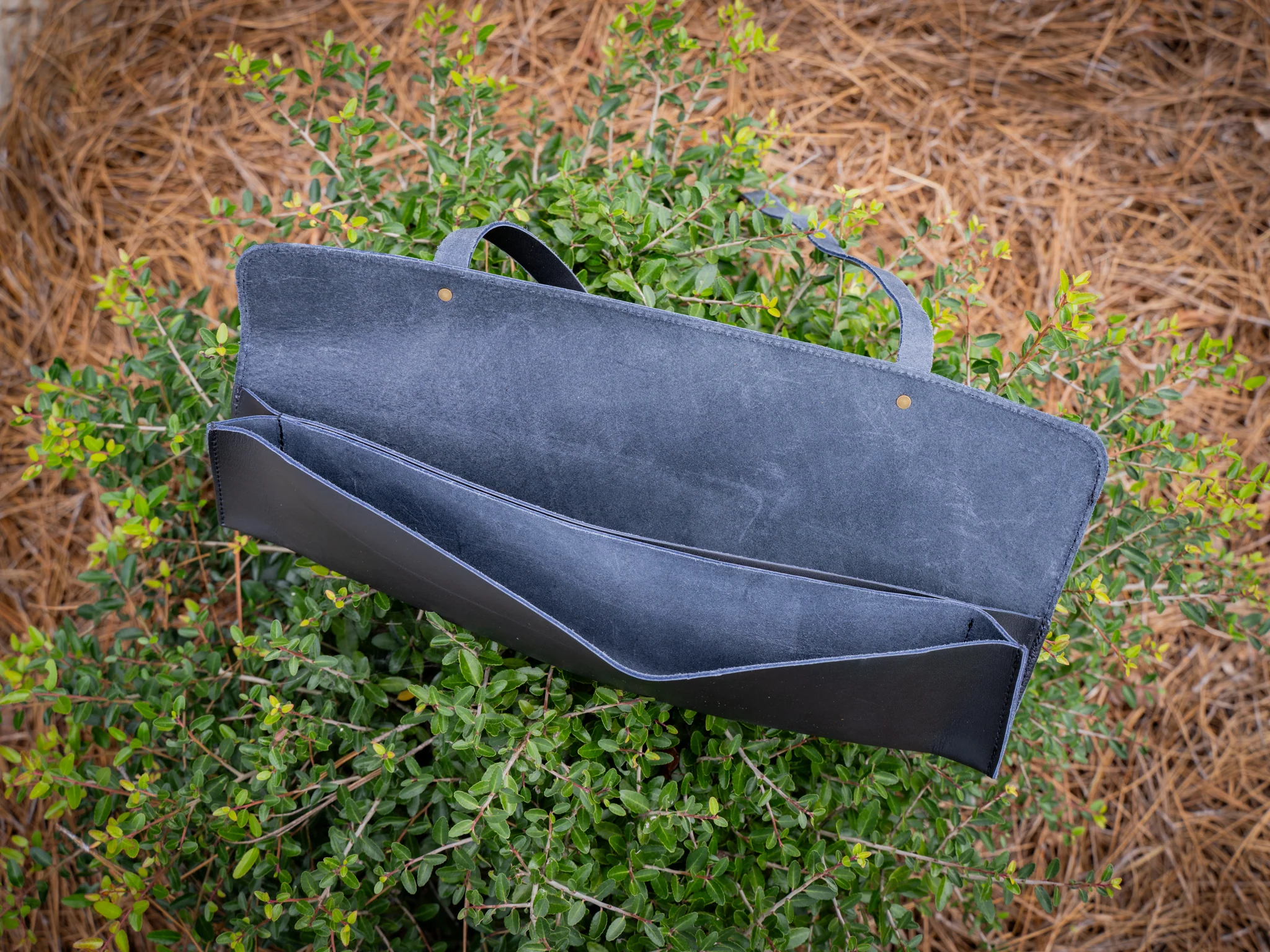 Handmade Leather Knife Case - Black - Image 3