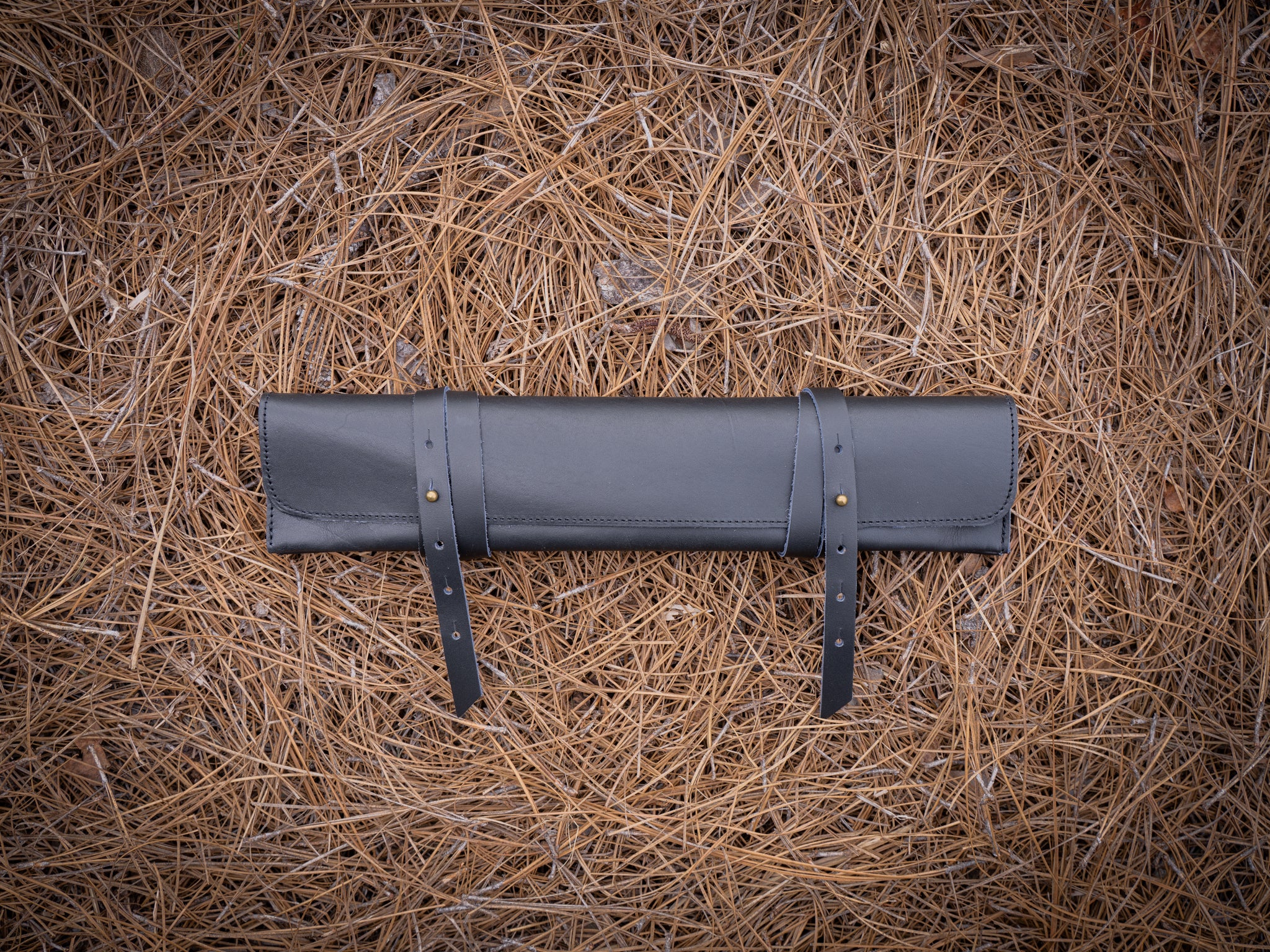 Handmade Leather Knife Case - Black - Image 5