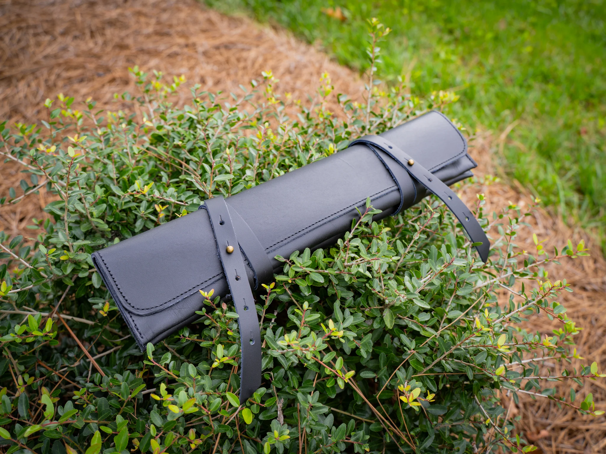 Handmade Leather Knife Case - Black - Image 7