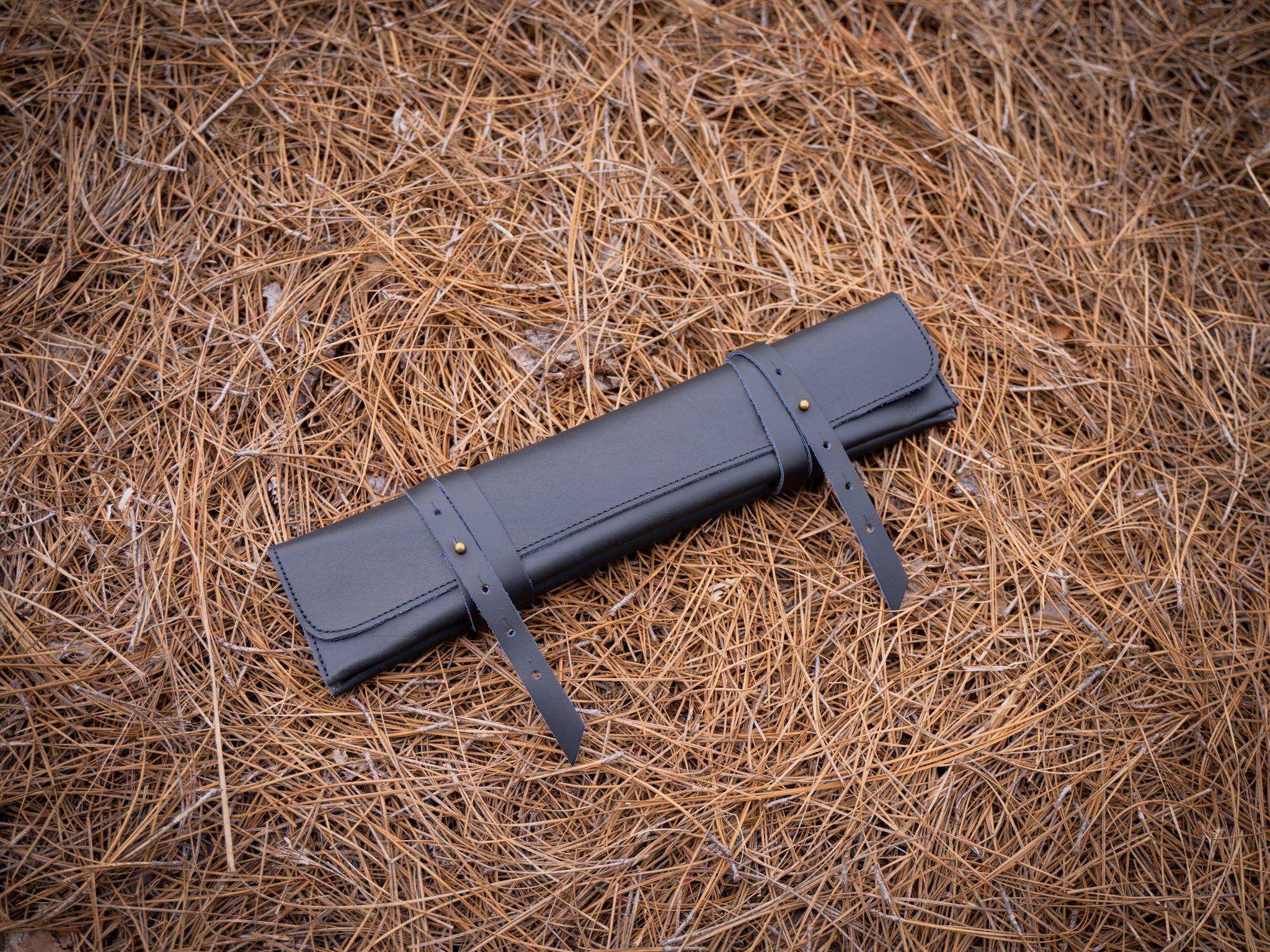 Handmade Leather Knife Case - Black - Image 8