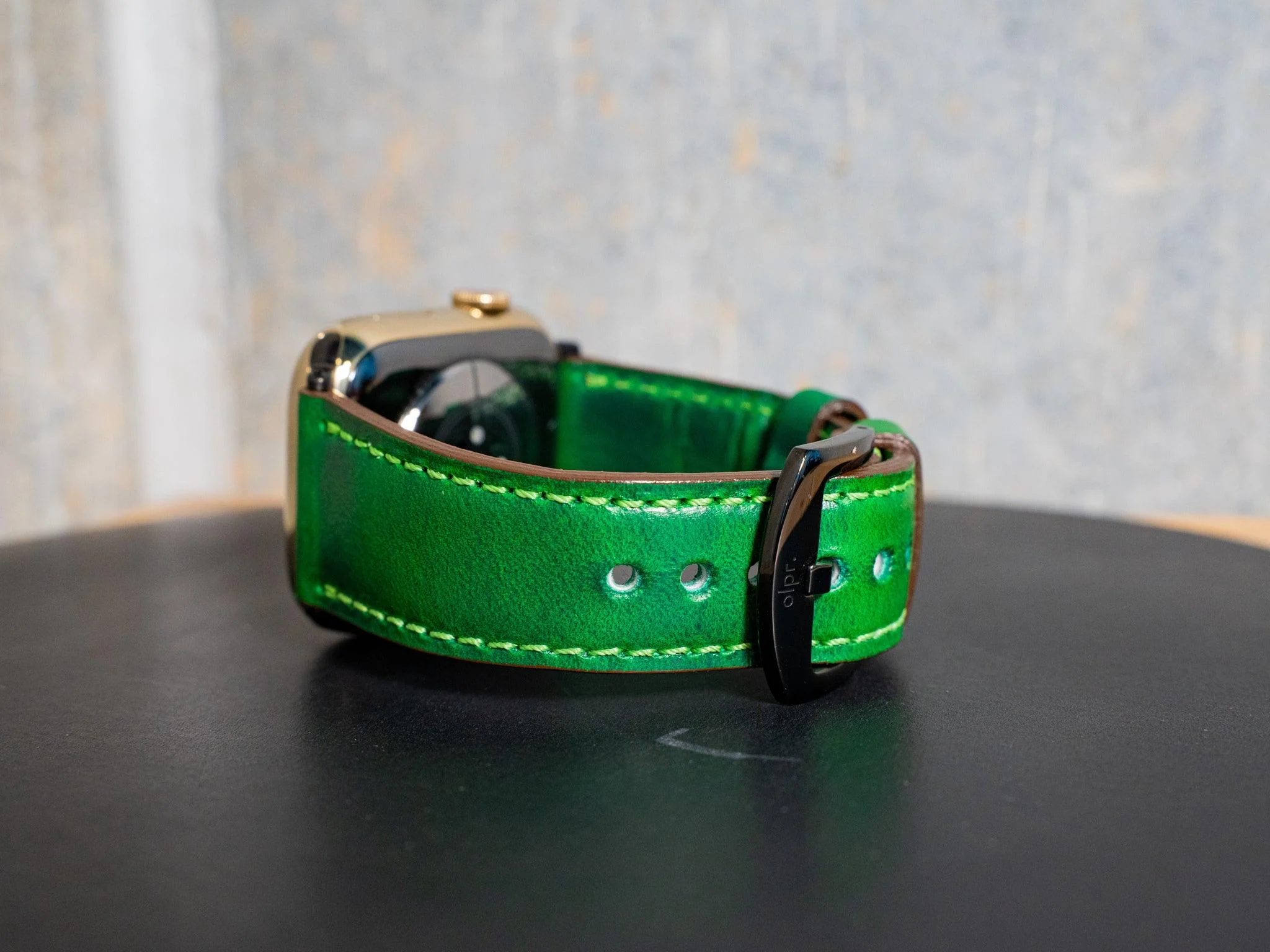 Milwaukee Leather Apple Watch Band - Emerald Green