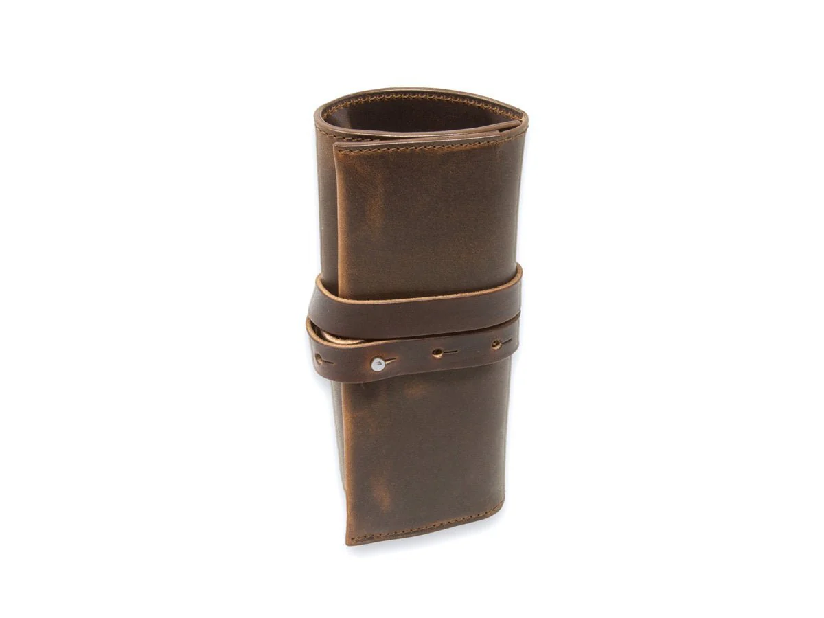 Milwaukee Leather Cigar Wallet - Chestnut