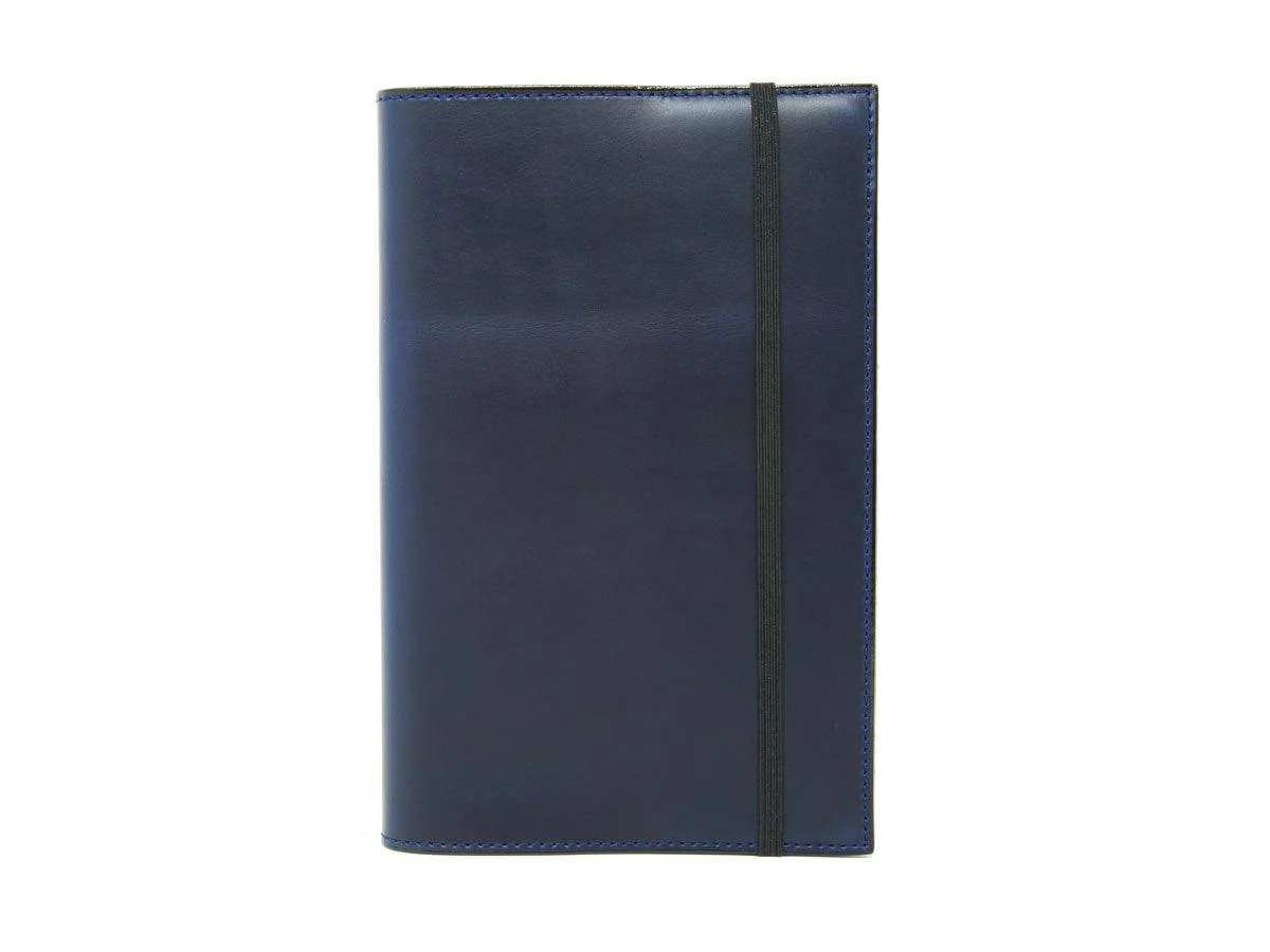 Horween Leather Moleskine Classic Notebook Cover - Blue - Image 2