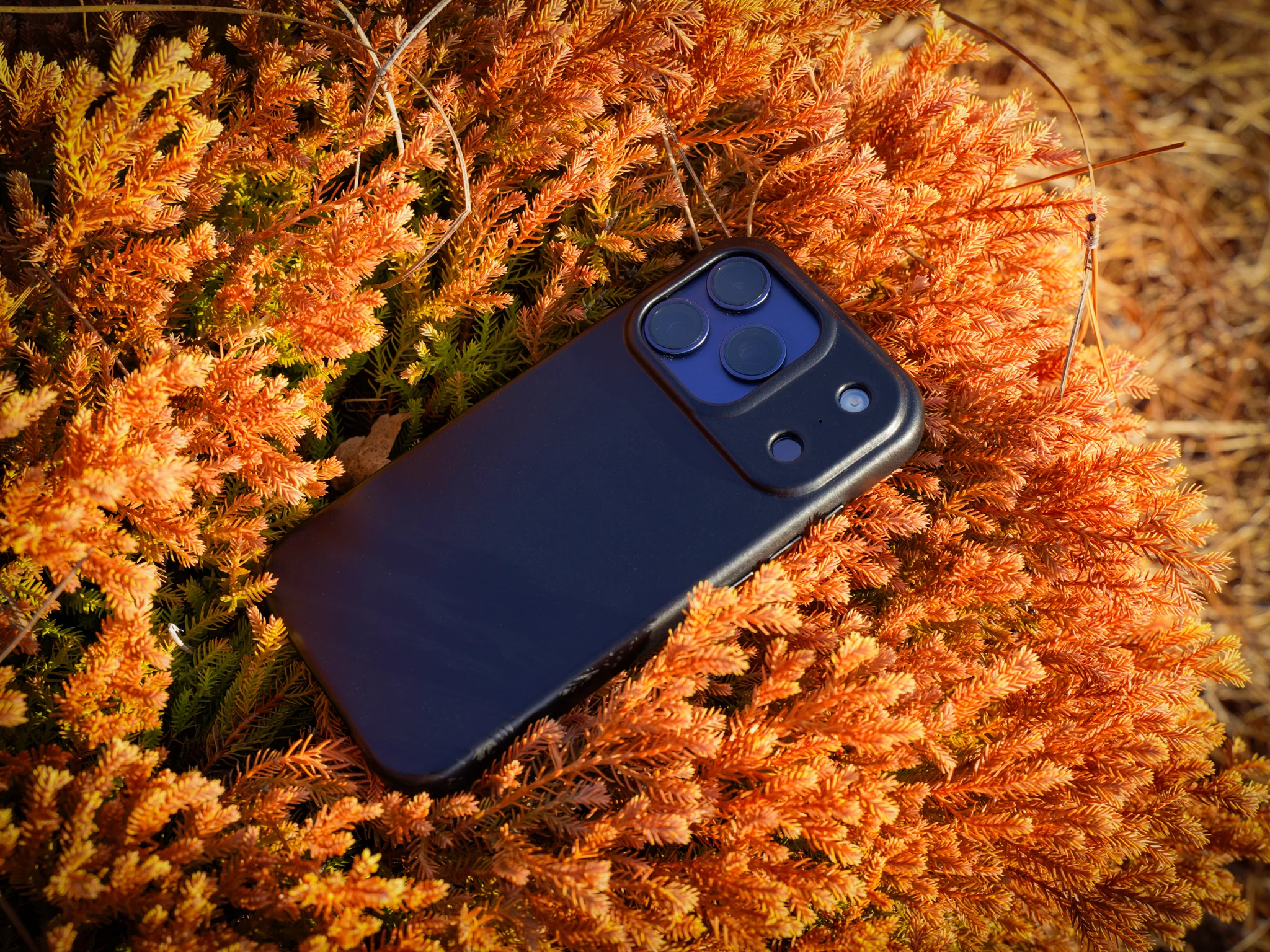 iPhone 17 Leather Case - Black - Image 3
