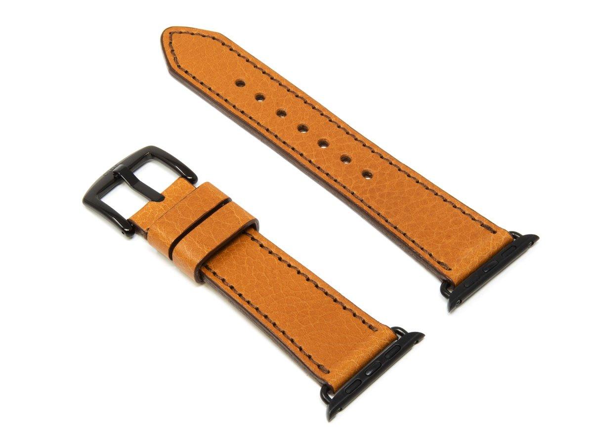 Italian Leather Apple Watch Band - Brown - Image 2