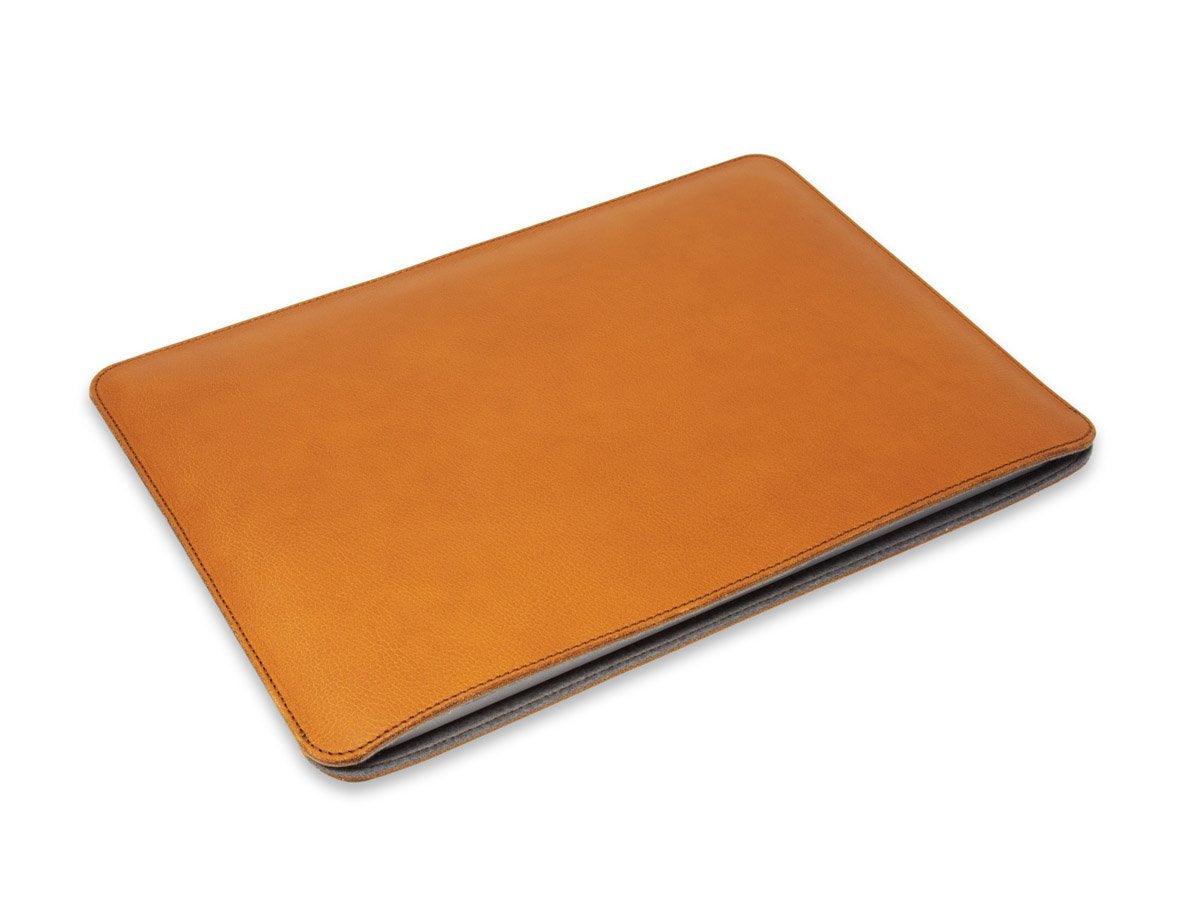 Italian Leather Macbook Sleeve - Brown - Image 2