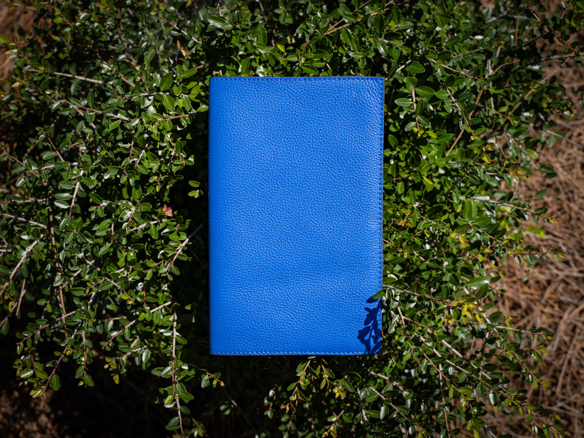 Italian Leather Moleskine Cahier Journal - Ultramarine - Image 2