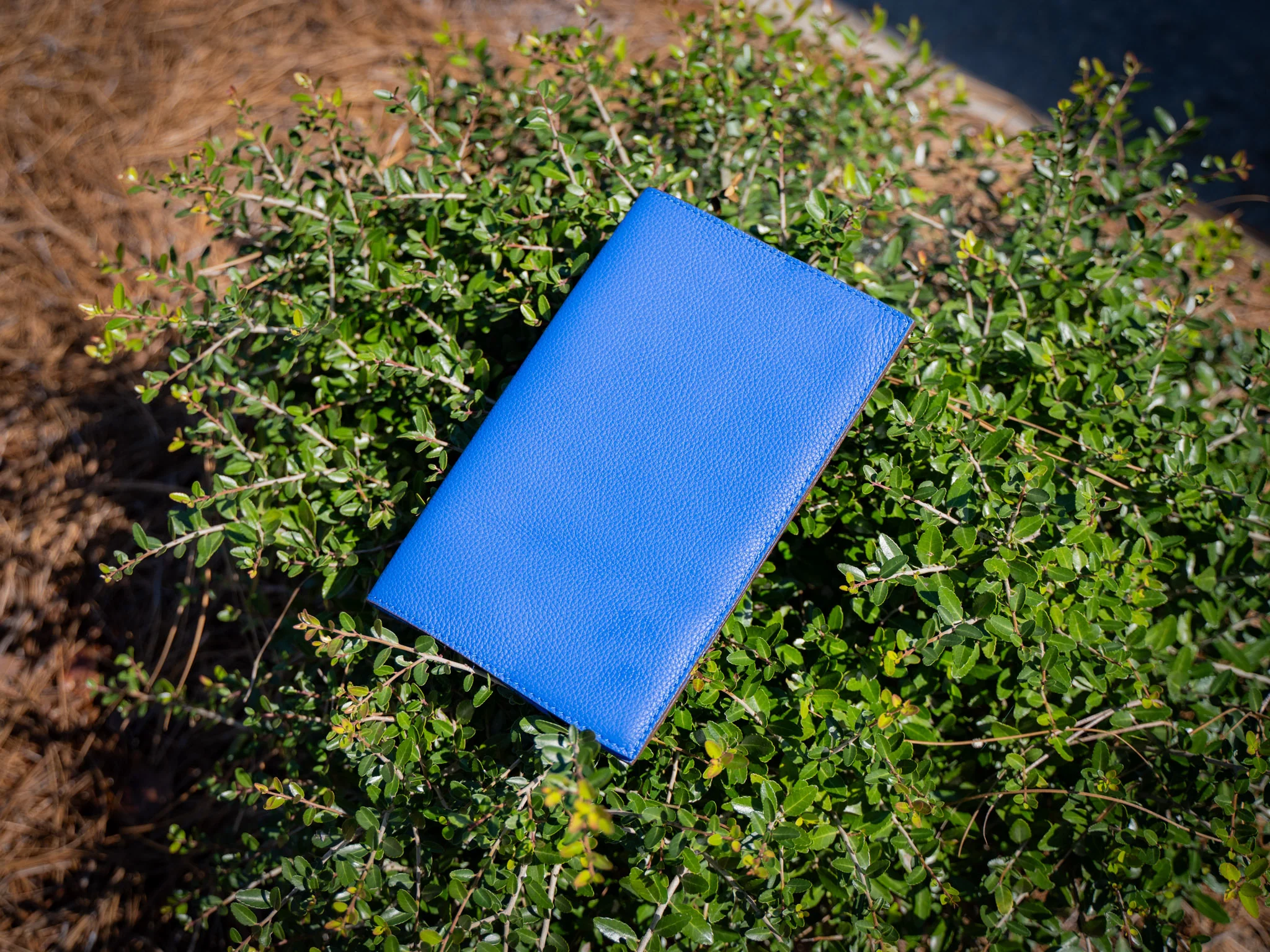 Italian Leather Moleskine Cahier Journal - Ultramarine - Image 4