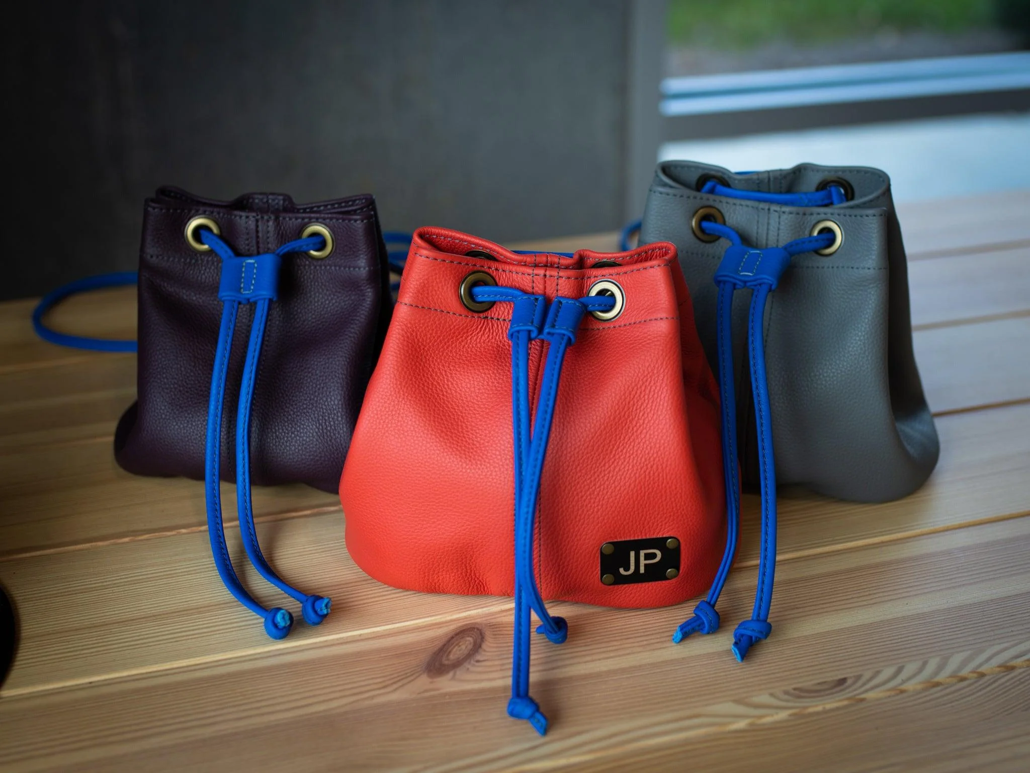 Italian Leather Owl Bag - Red - Image 6