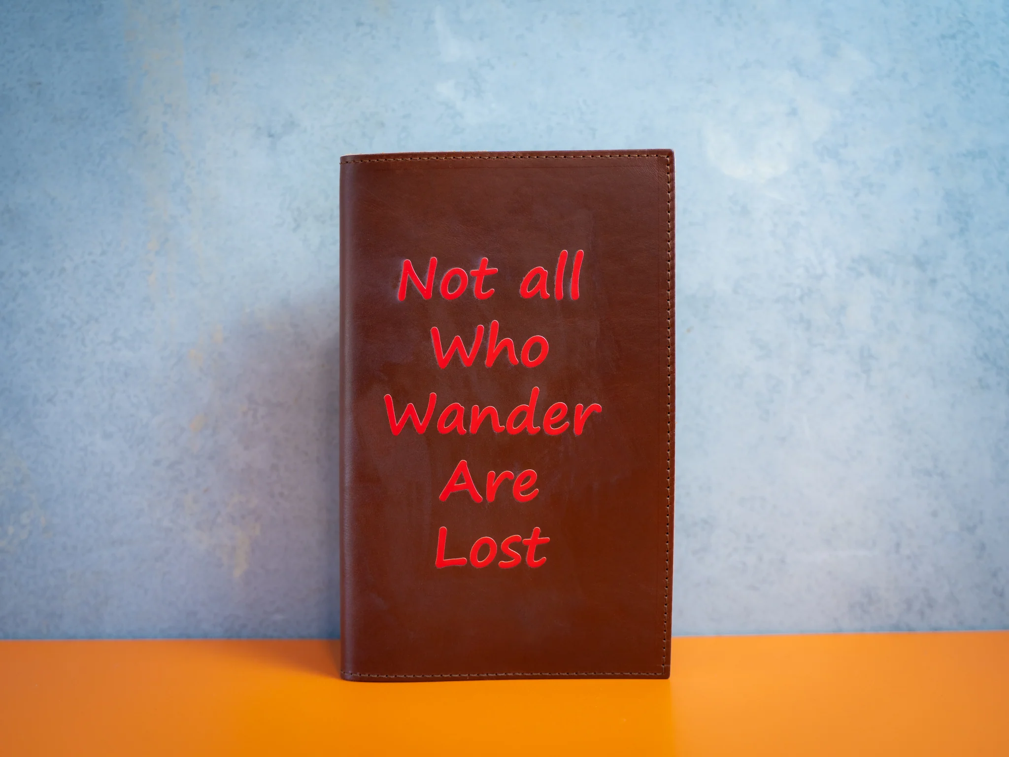 Journal With Quote (Printed) - Mexican Leather - Chestnut - Image 3