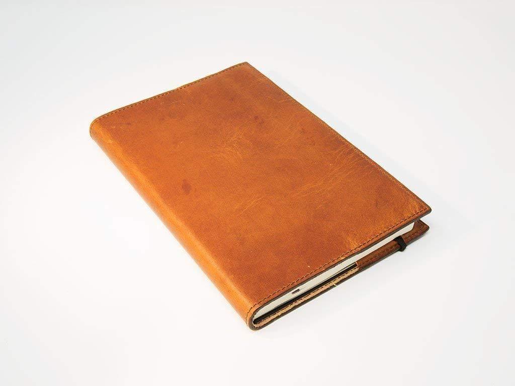 Large Leather Planner Cover - Natural - Image 2