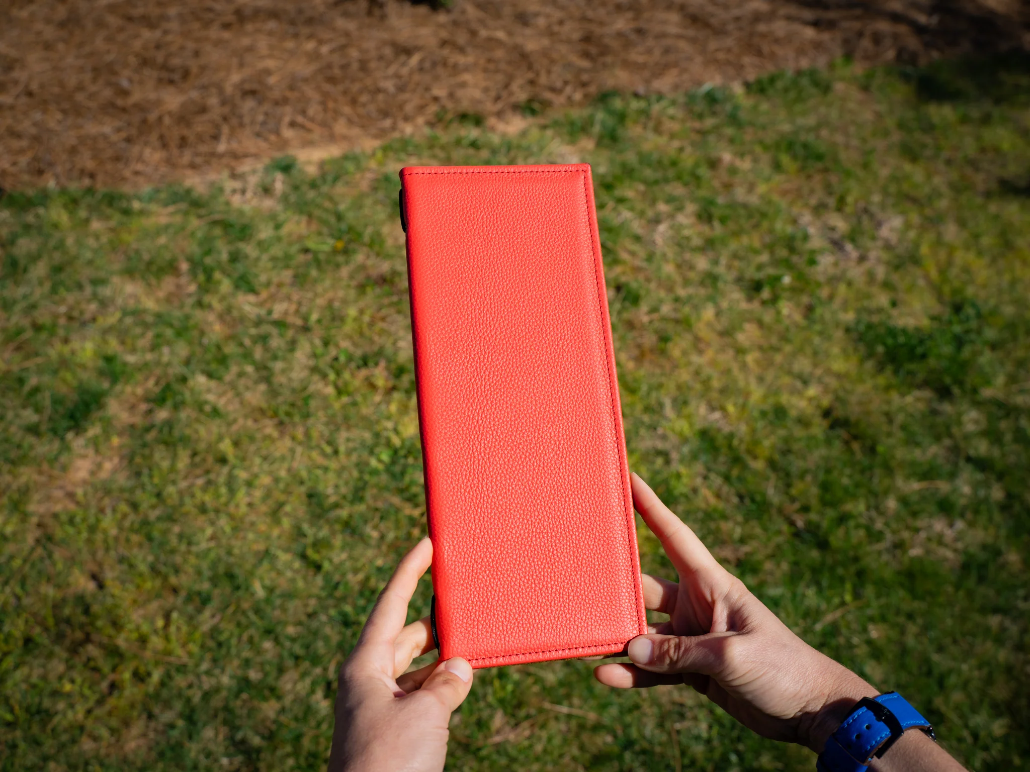 Leather Beverage Menu - Red - Image 3