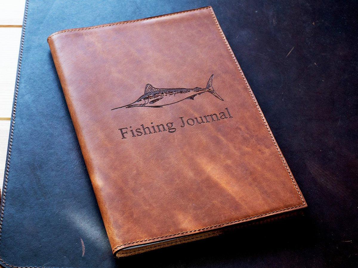 Leather Fishing Log - Natural - Image 2