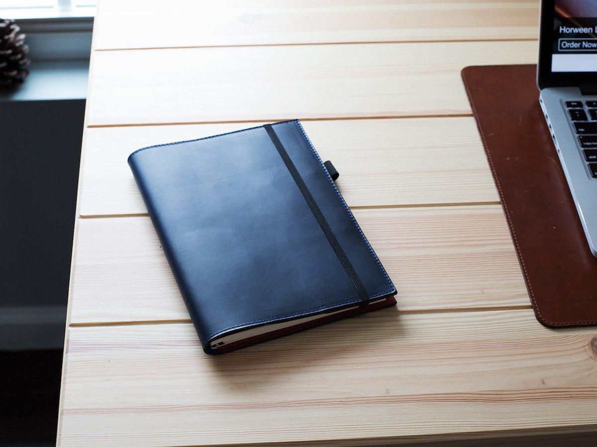 Leather Journal Case Leuchtturm1917 - Blue - Image 3