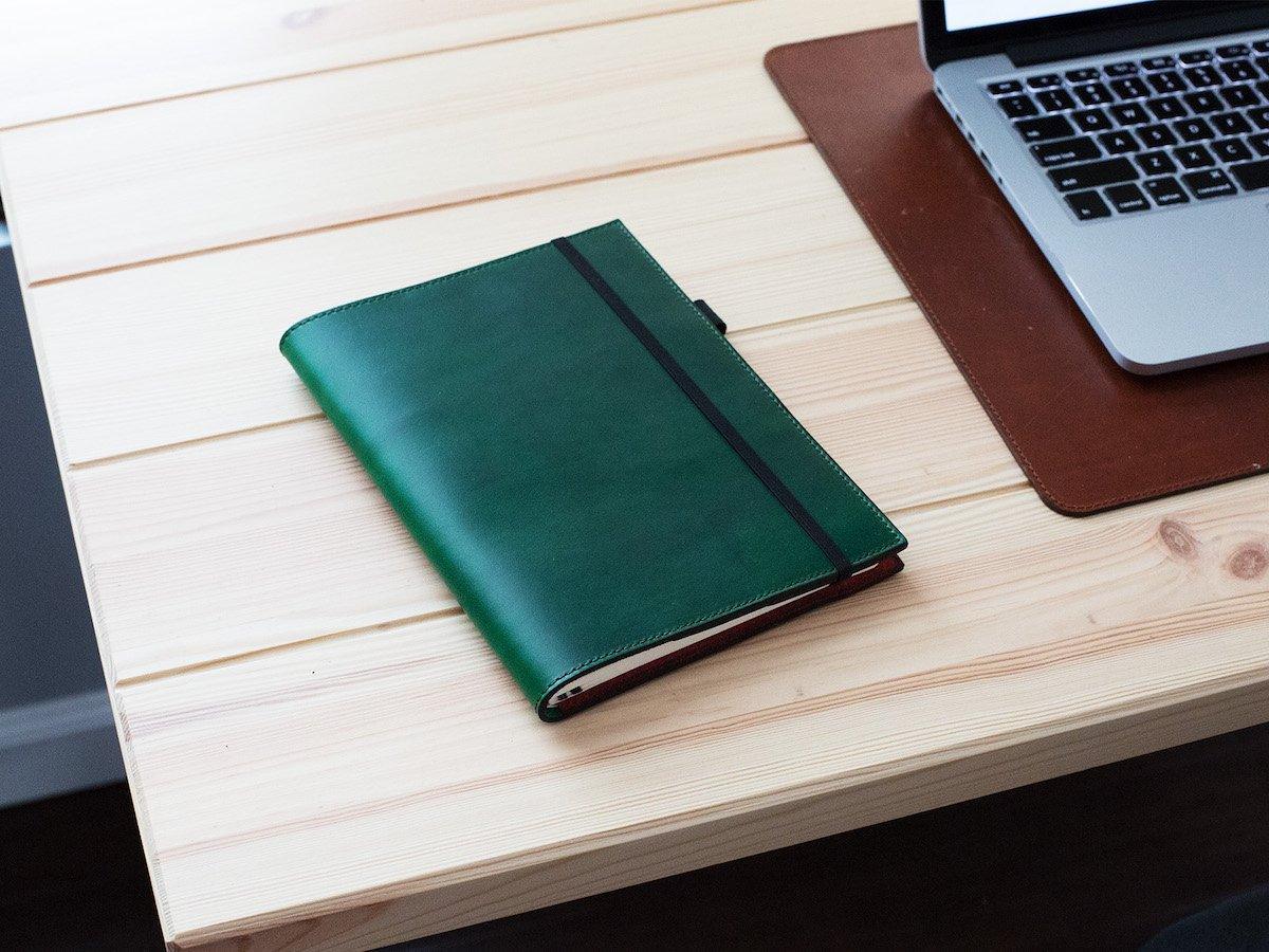 Leather Journal Case Leuchtturm1917 - Green - Image 3