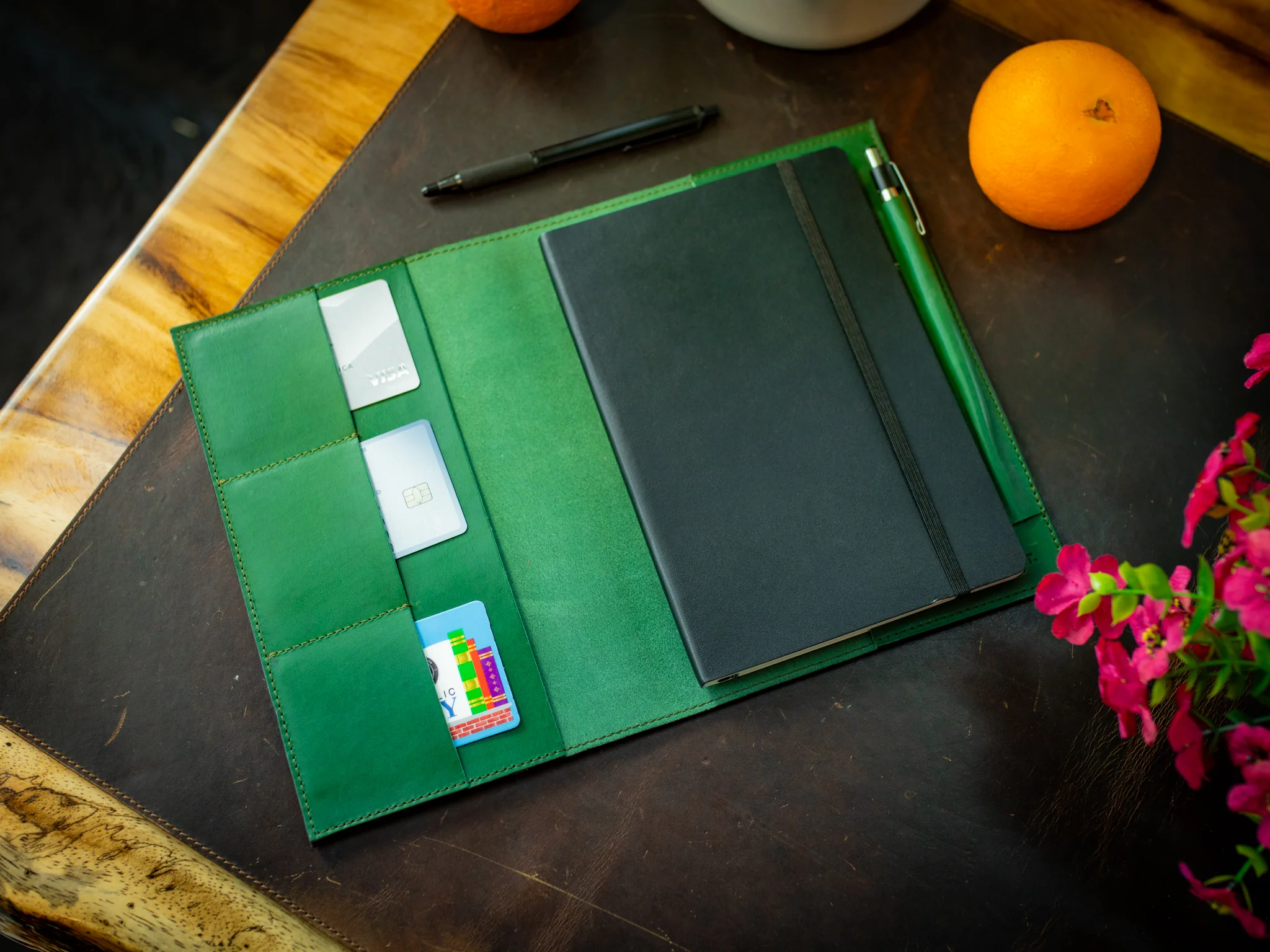 Leather Journal Folio Leuchtturm1917 - Emerald Green - Image 4