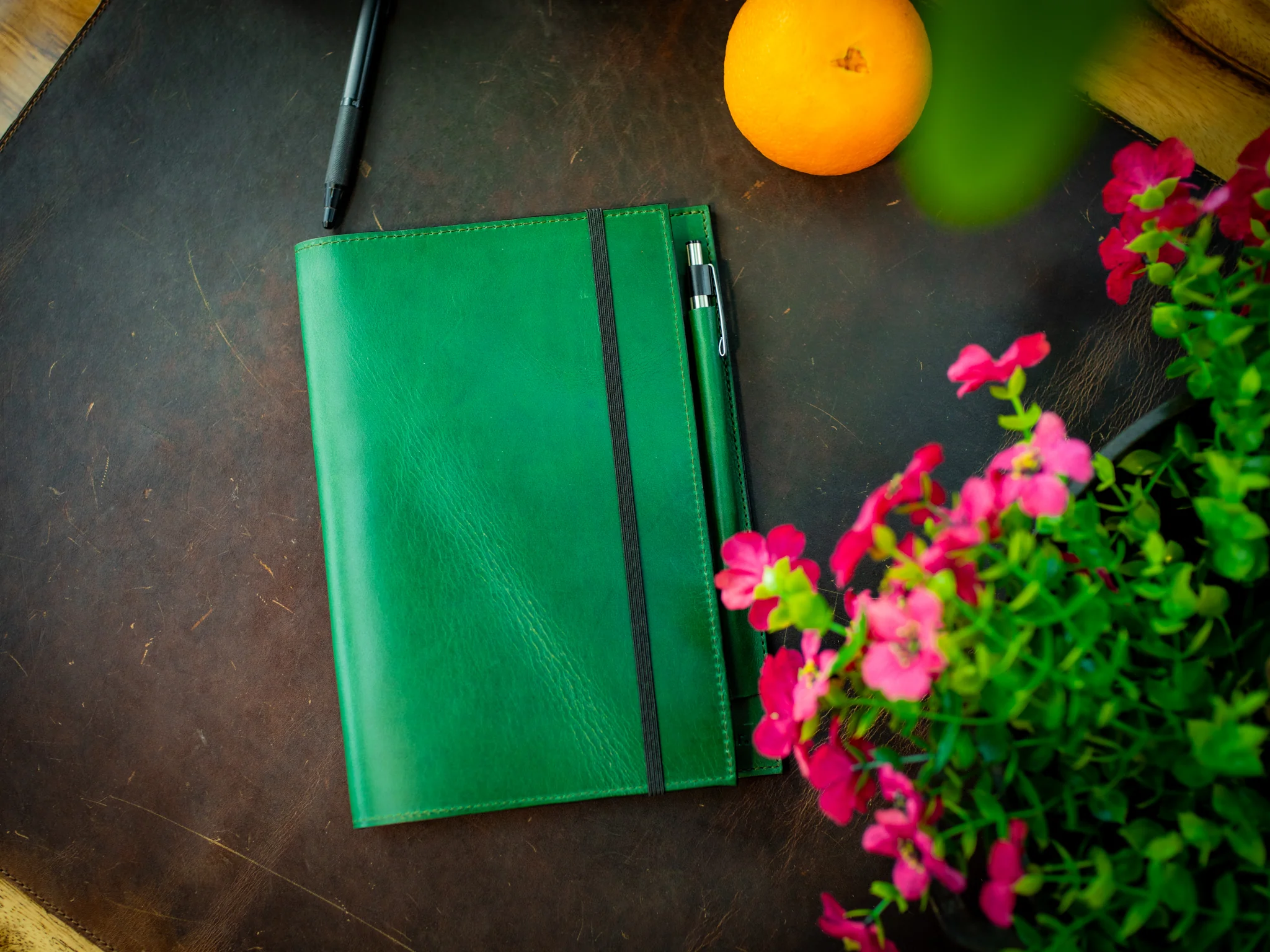 Leather Journal Folio Leuchtturm1917 - Emerald Green - Image 5
