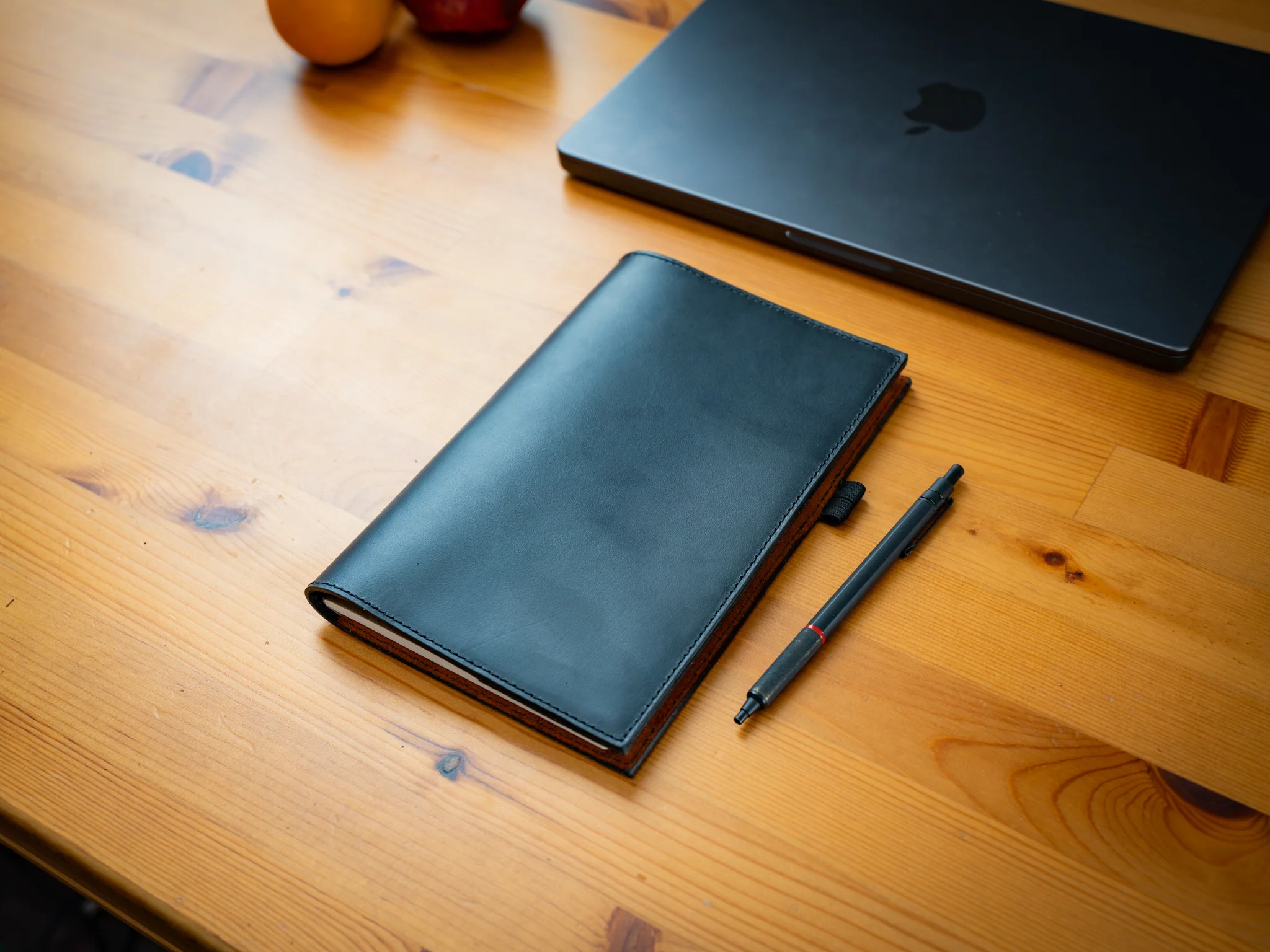 Leather Moleskine Journal Case - Black - Image 2