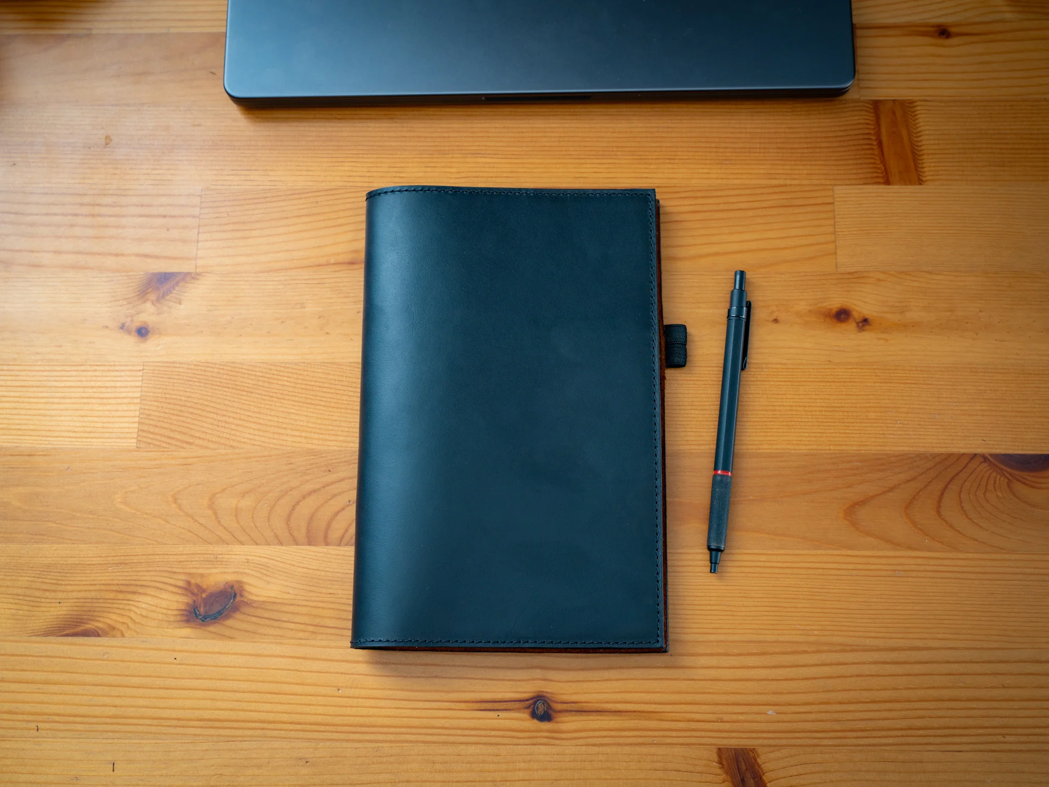 Leather Moleskine Journal Case - Black - Image 5