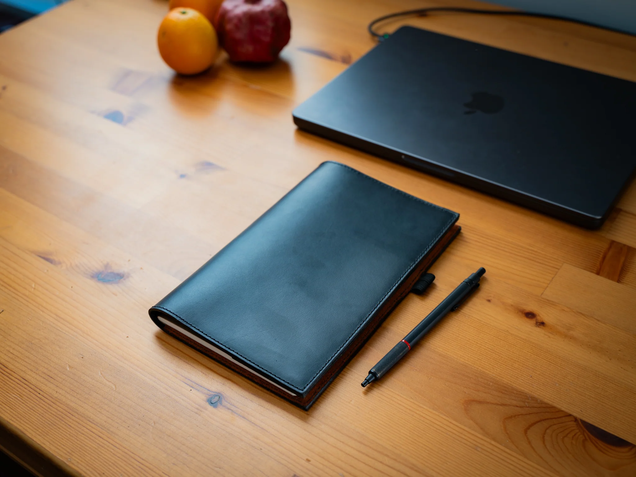 Leather Moleskine Journal Case - Black - Image 6