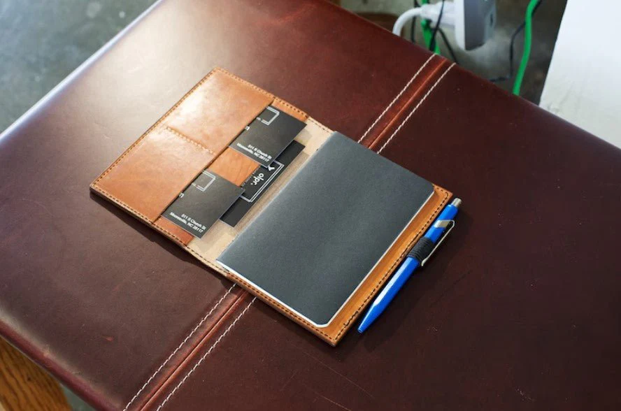 Leather Moleskine Journal Case - Natural - Image 10