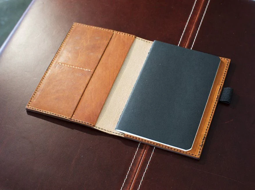 Leather Moleskine Journal Case - Natural - Image 11