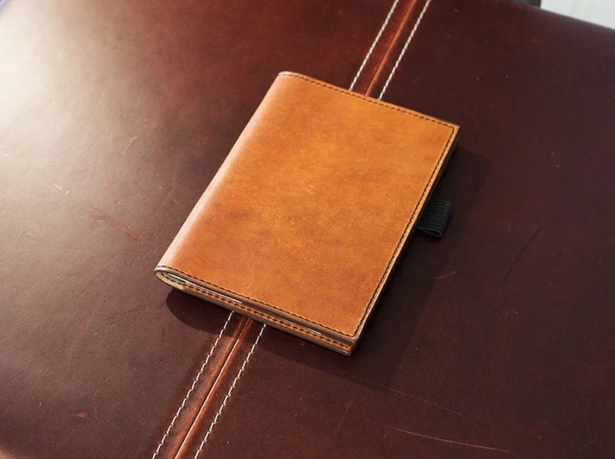 Leather Moleskine Journal Case - Natural - Image 12