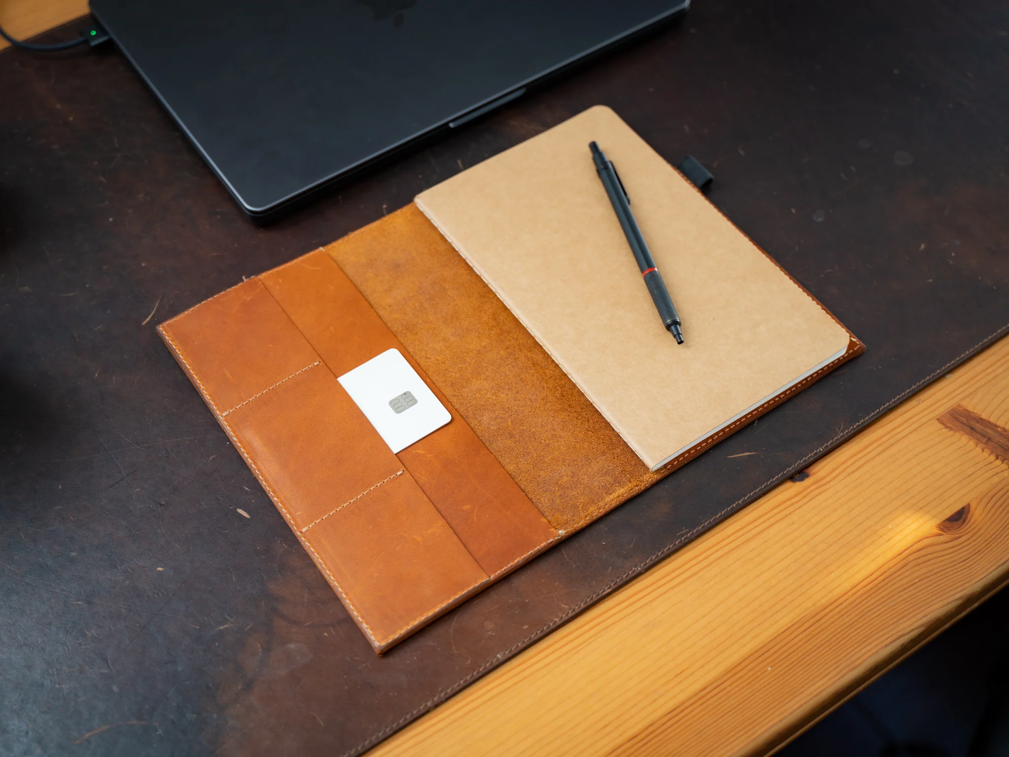 Leather Moleskine Journal Case - Natural - Image 2
