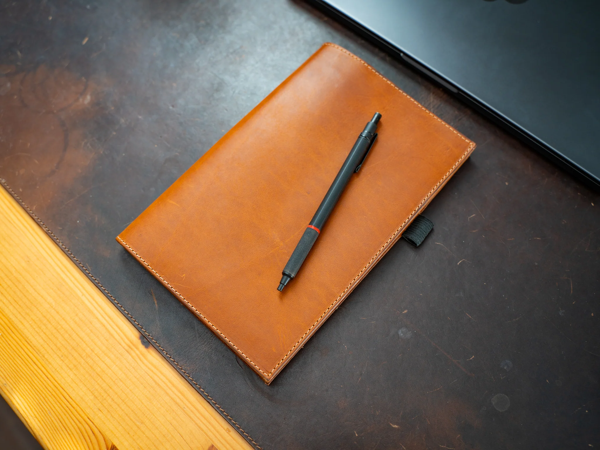Leather Moleskine Journal Case - Natural - Image 4