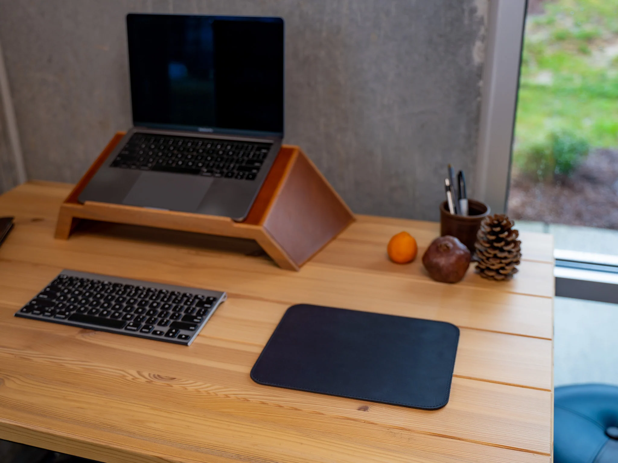 Leather Mouse Pad - Black - Image 2