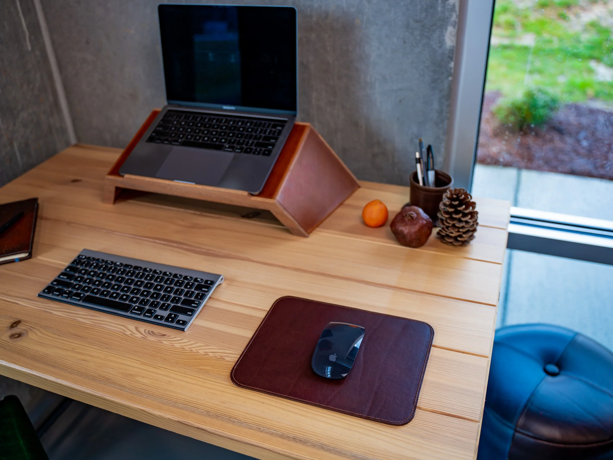 Leather Mouse Pad - Chestnut - Image 5