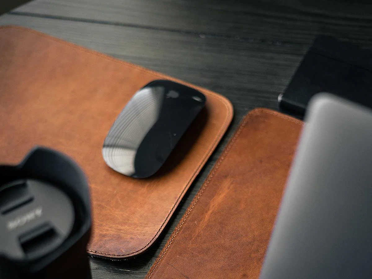 Leather Mouse Pad Milwaukee - Natural - Image 3