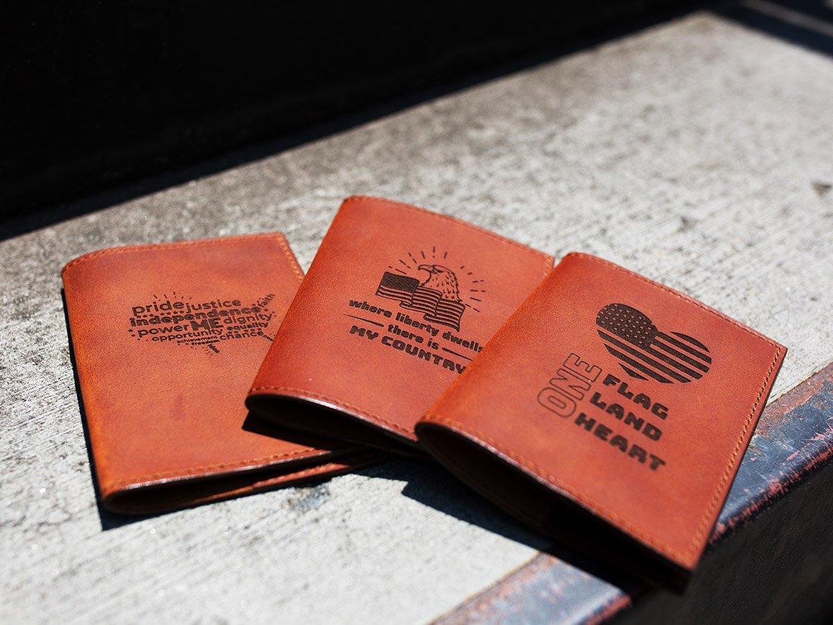 Leather Passport Holder With Engraving - Image 6